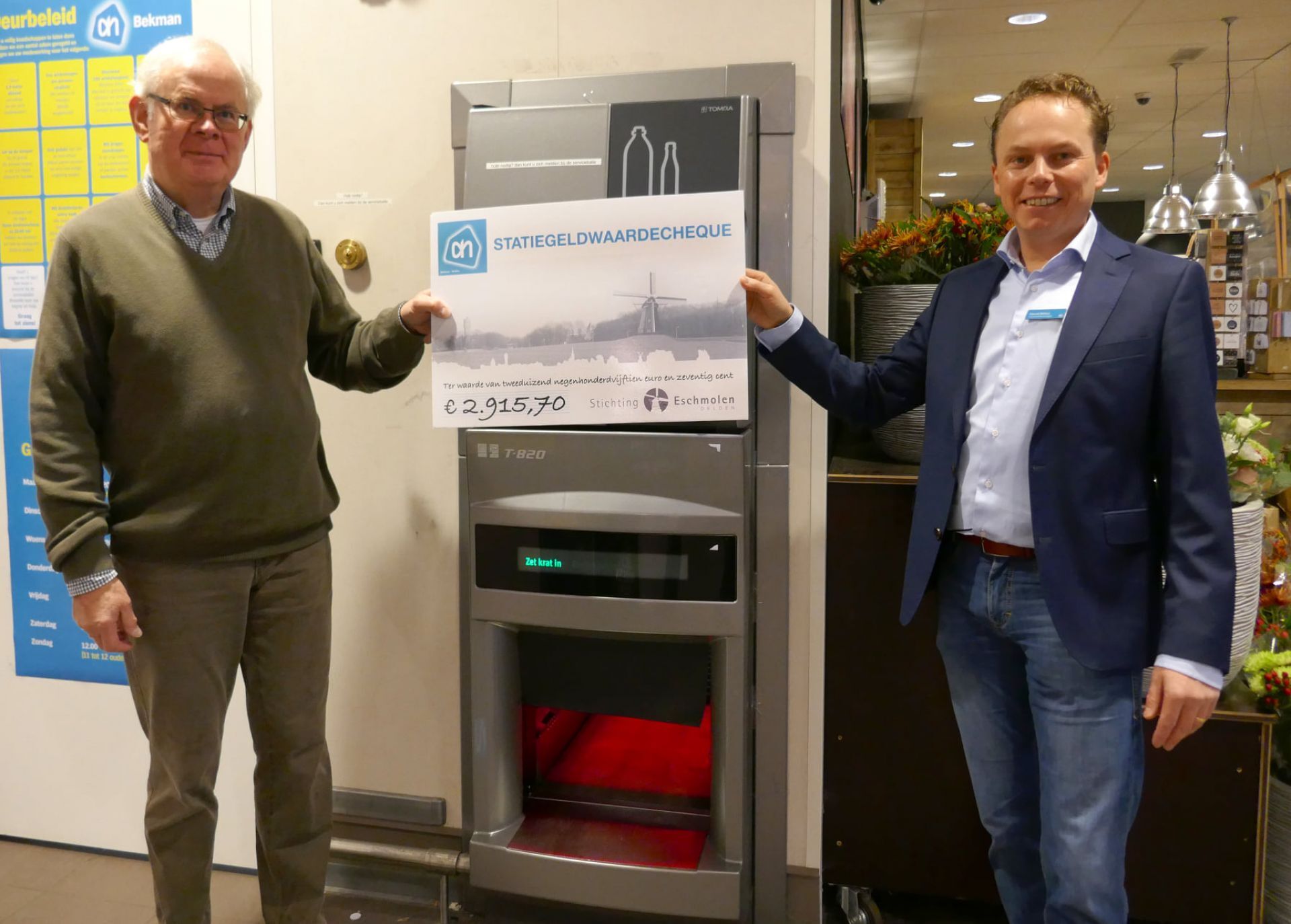 16.000 lege flessen brengen Eschmolen weer stapje dichterbij