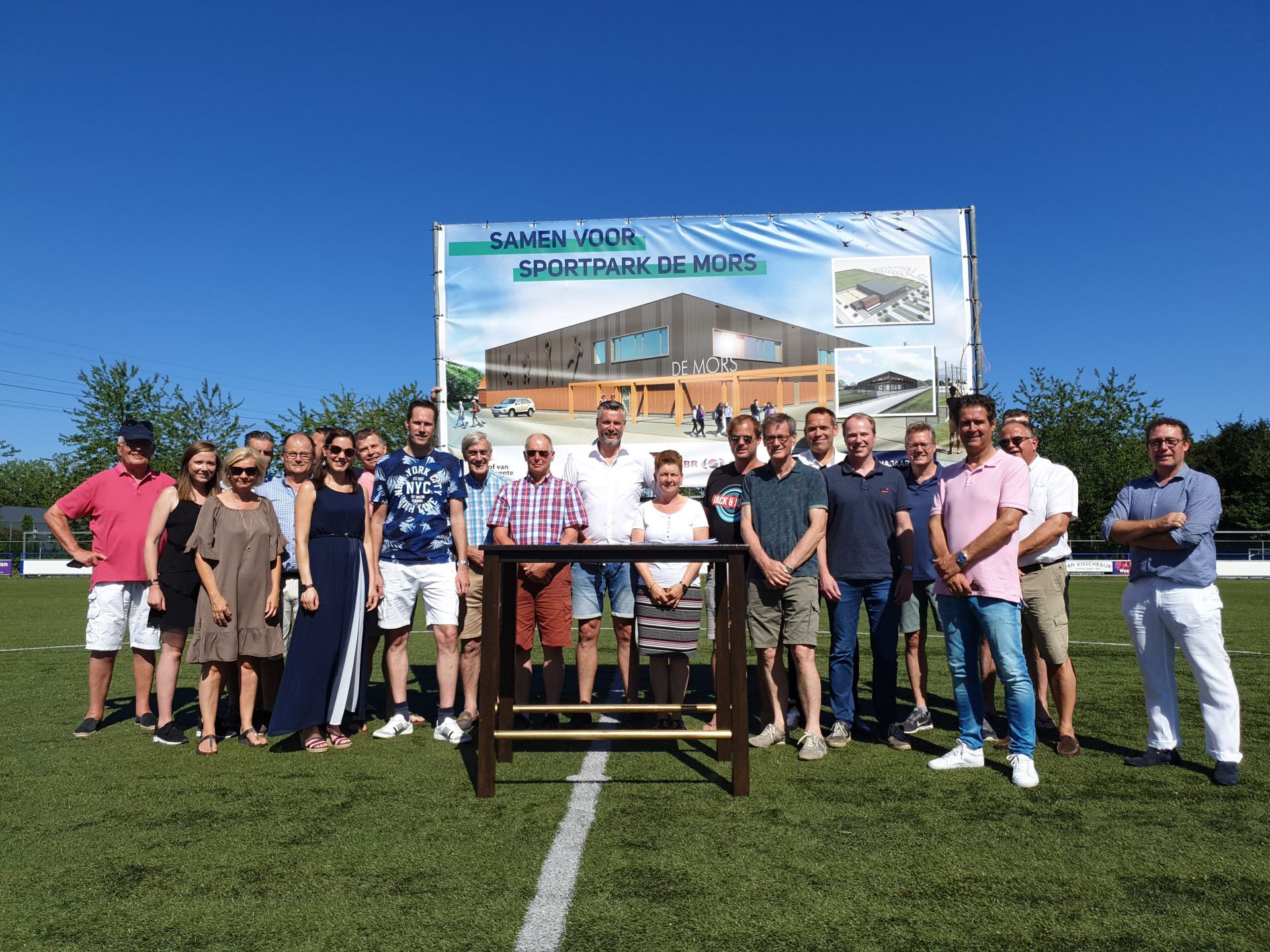 Feestelijke opening van Sportpark de Mors in Delden