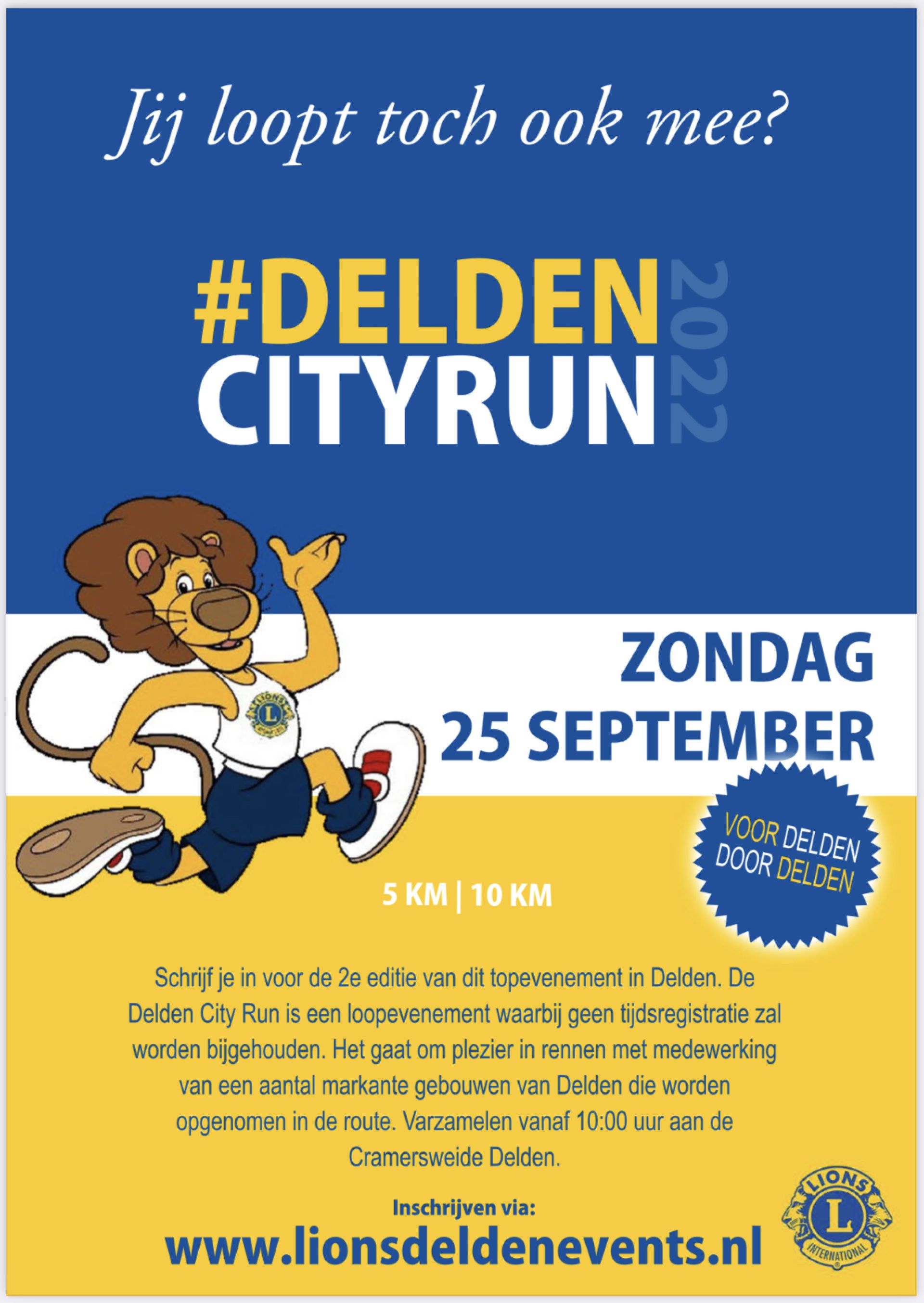 Tweede editie Delden City Run op zondag 25 september afgelast