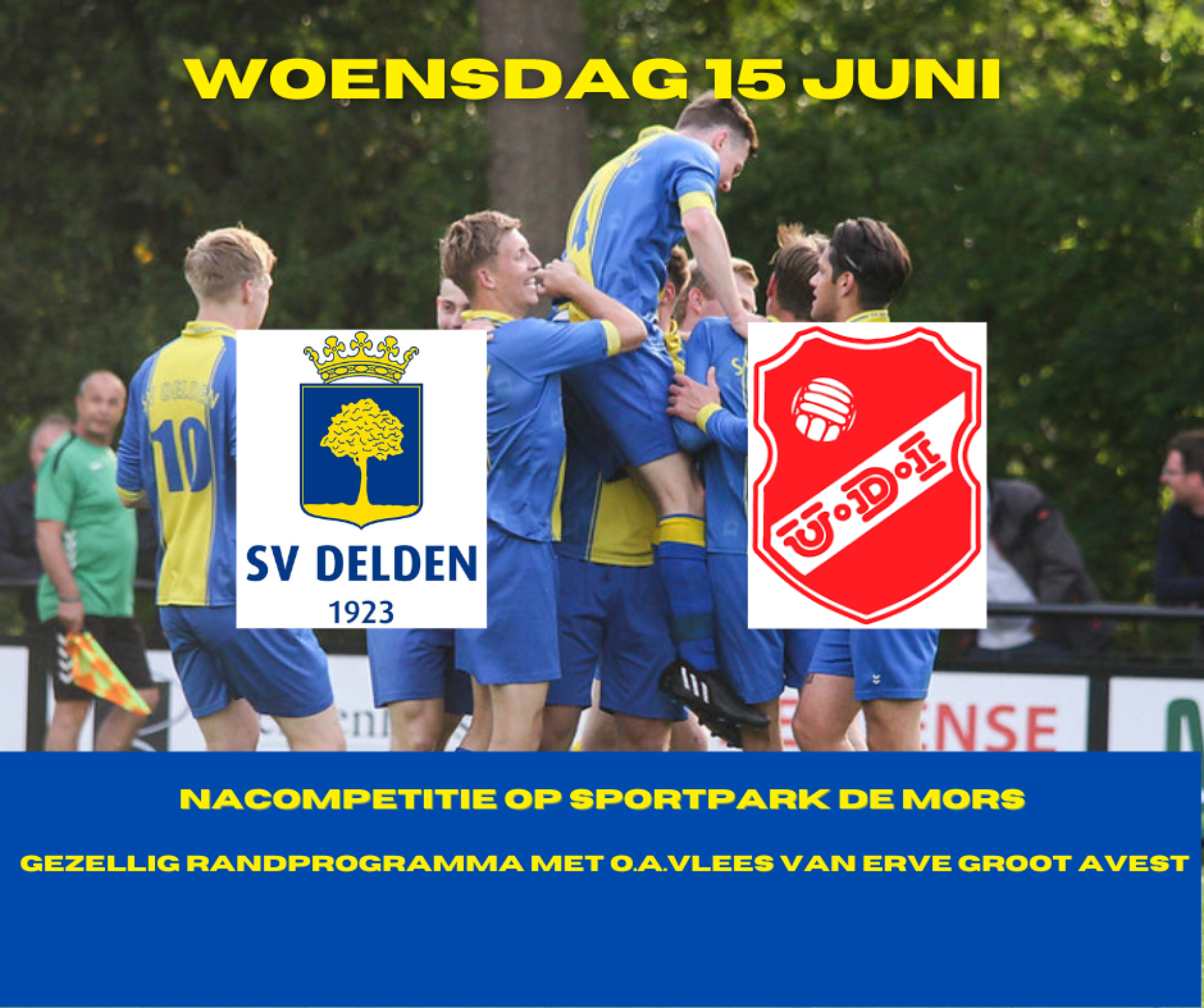 Delden tegen UDI in nacompetitie voor promotie naar Derde Klasse
