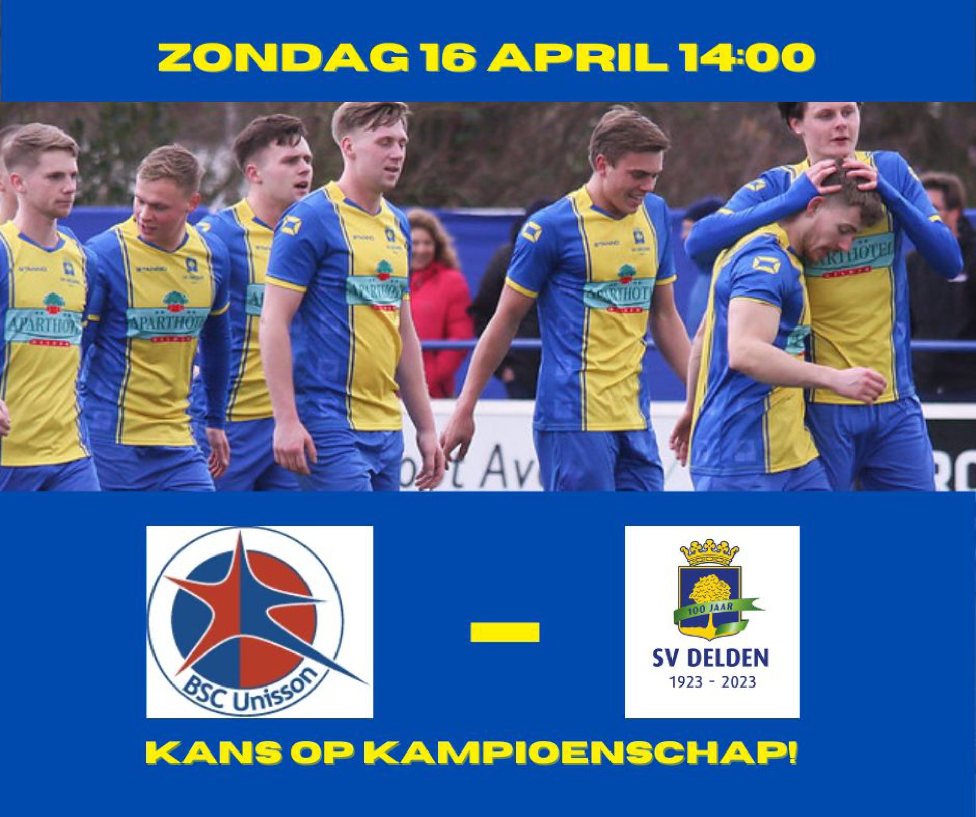 SV Delden fans massaal naar kampioensduel: Delden laat extra supportersbus aanrukken 