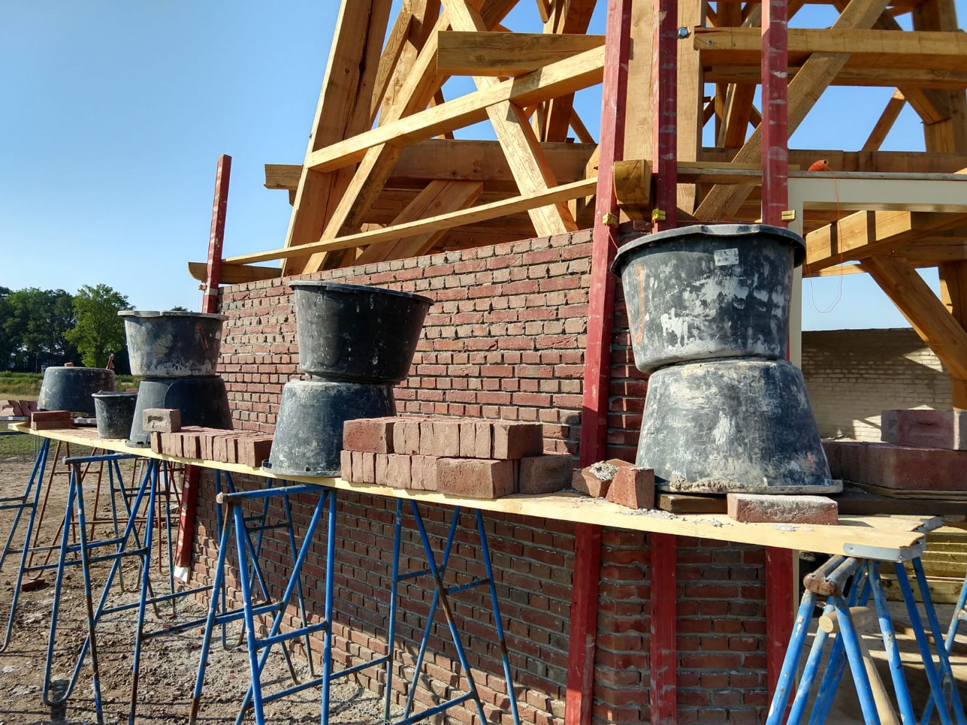 Metselwerk buitenmuur Eschmolen afgerond: 'Op naar de volgende fase'