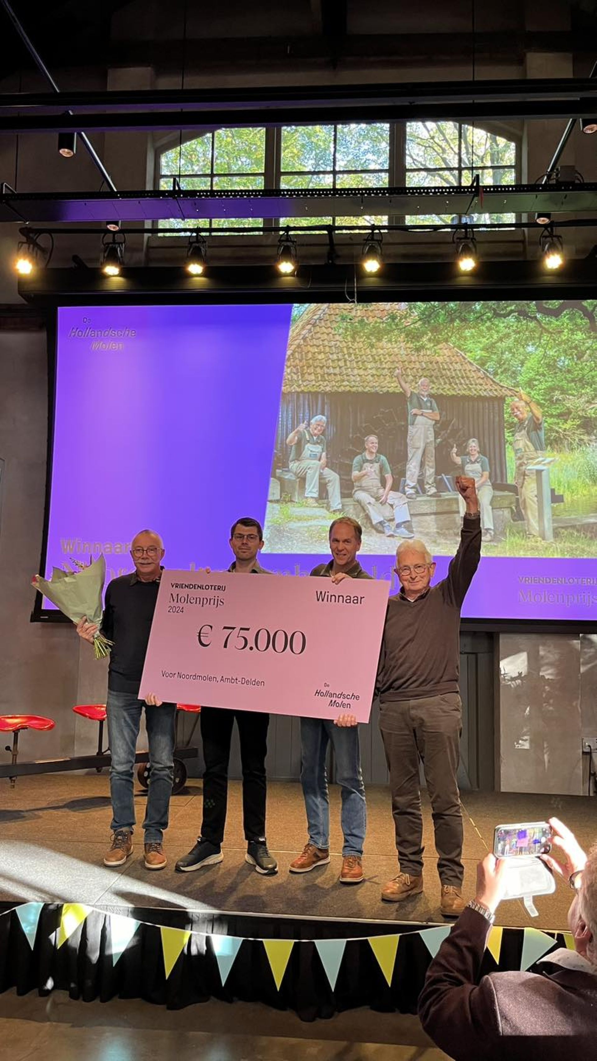 Noordmolen wint molenprijs en krijgt 75.000 euro
