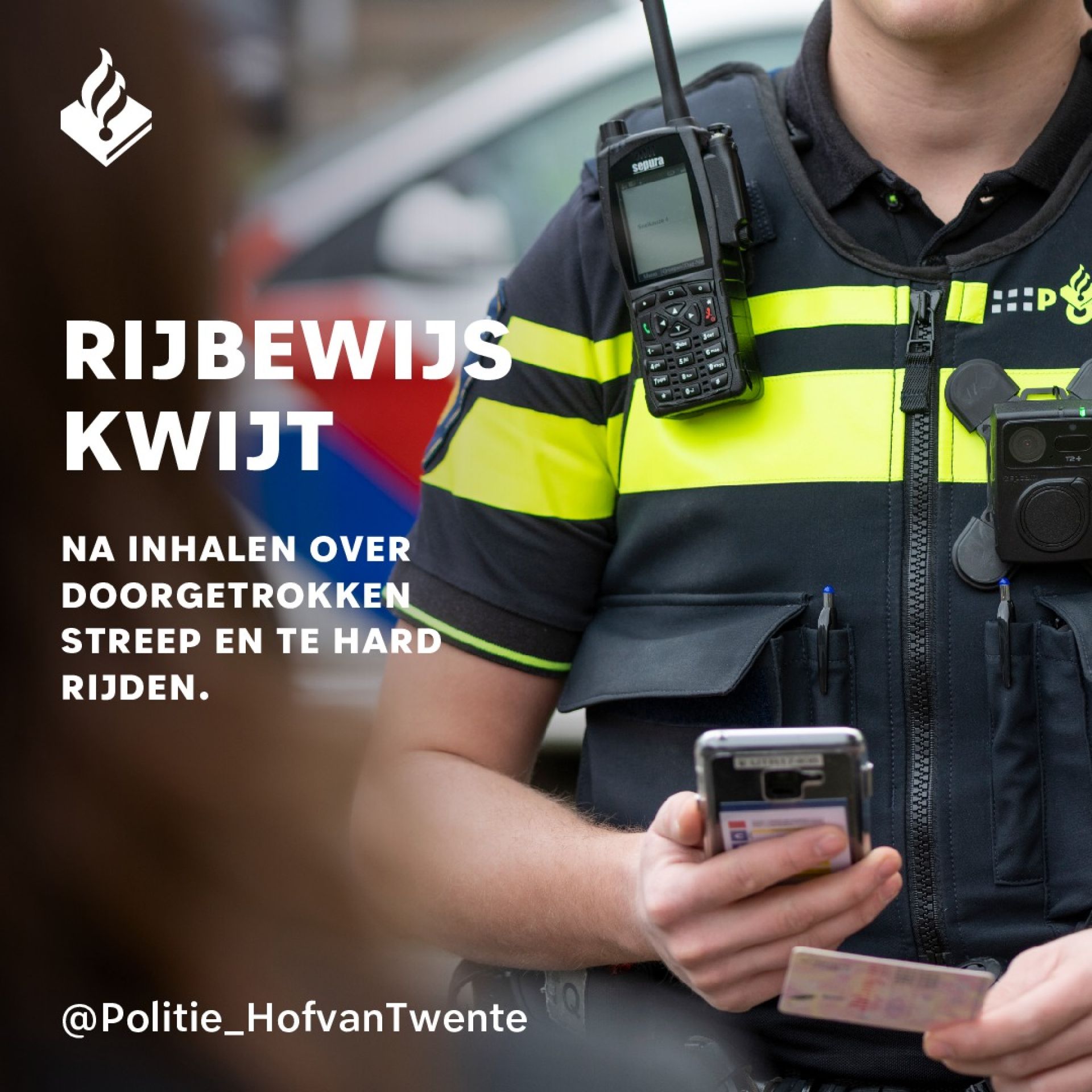 Rijbewijs ingevorderd in Ambt Delden