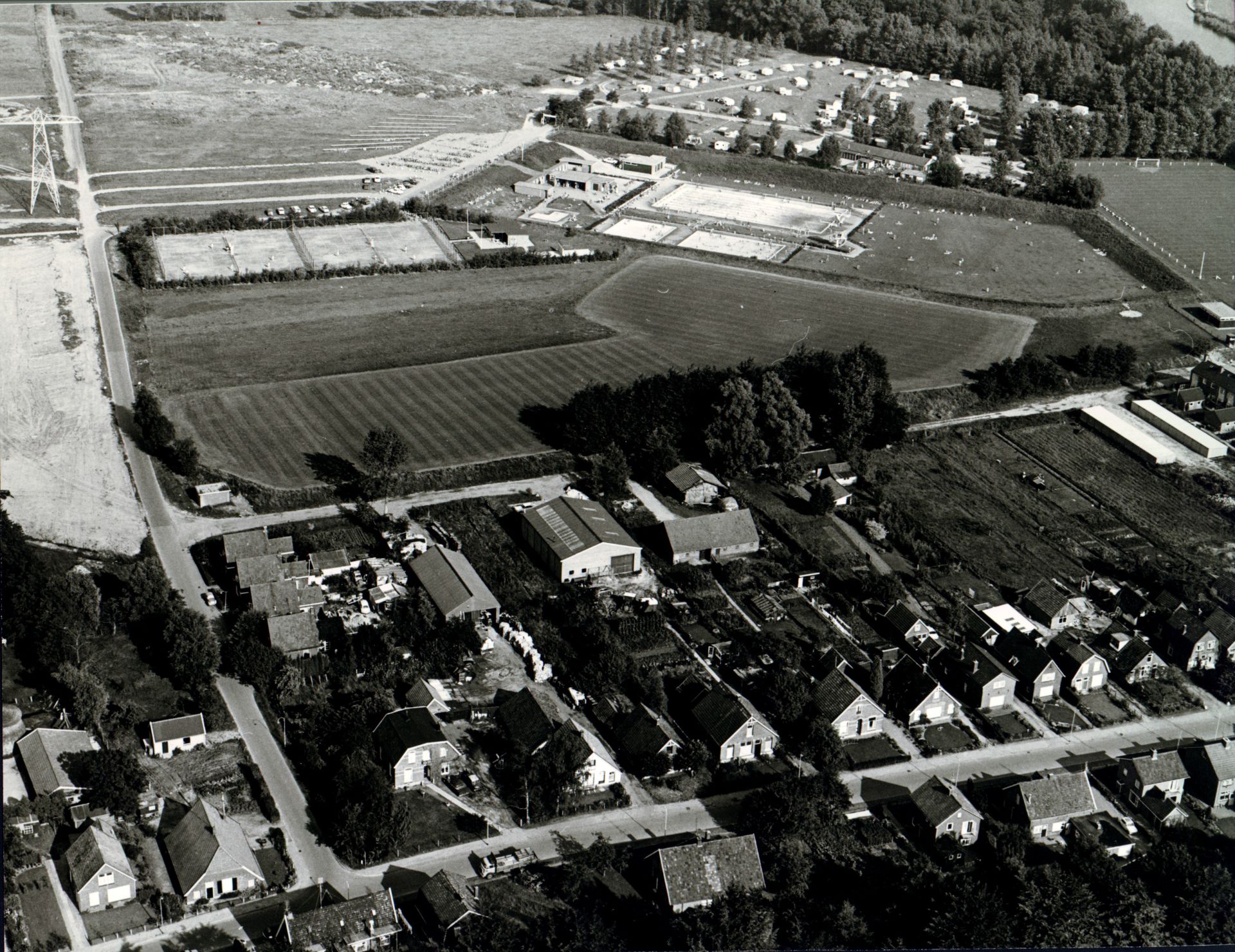De geschiedenis van Delden in Beeld - Omgeving Vossenbrinkweg in jaren 70