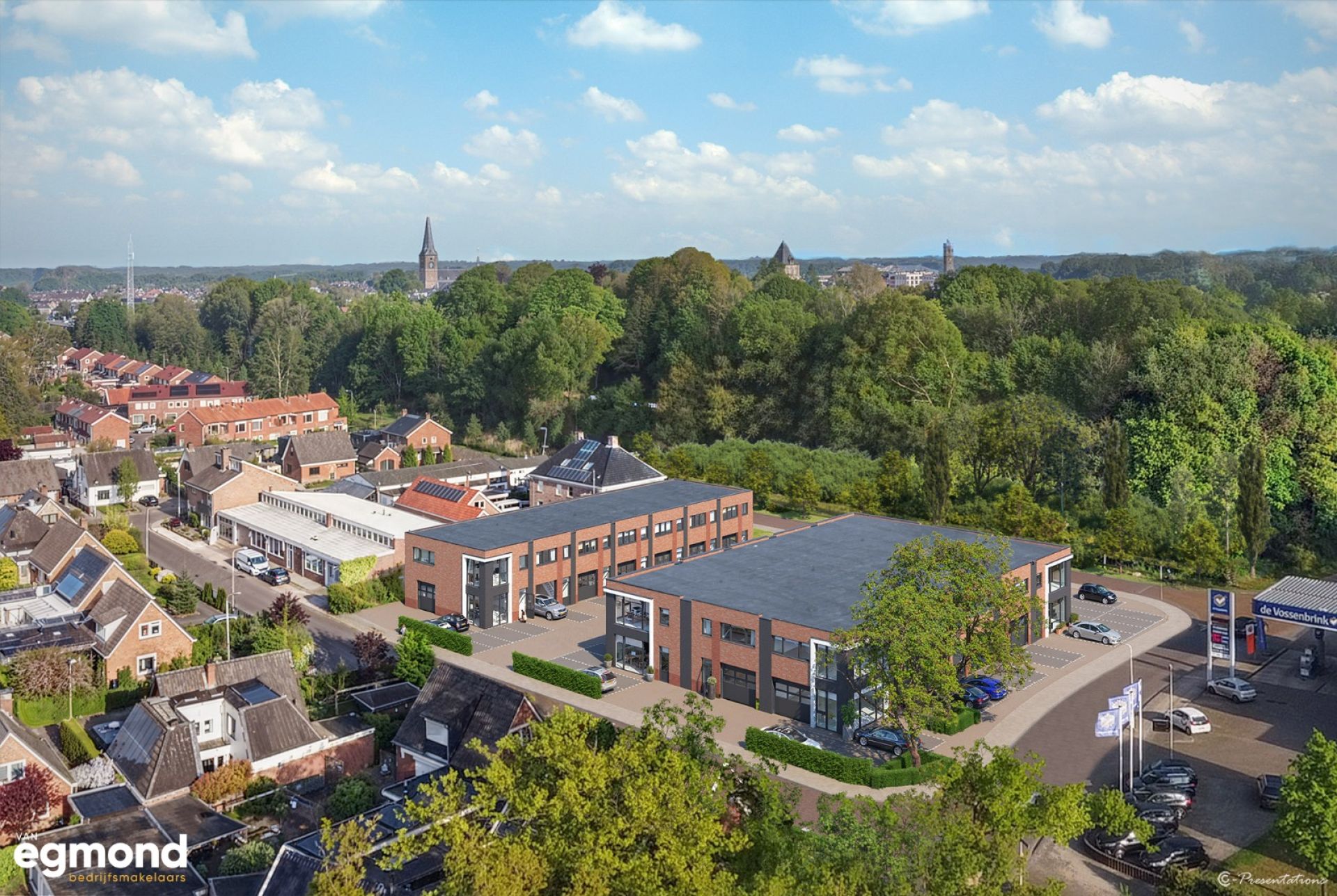 19 bedrijfsunits aan Vossenbrinkweg in Delden 