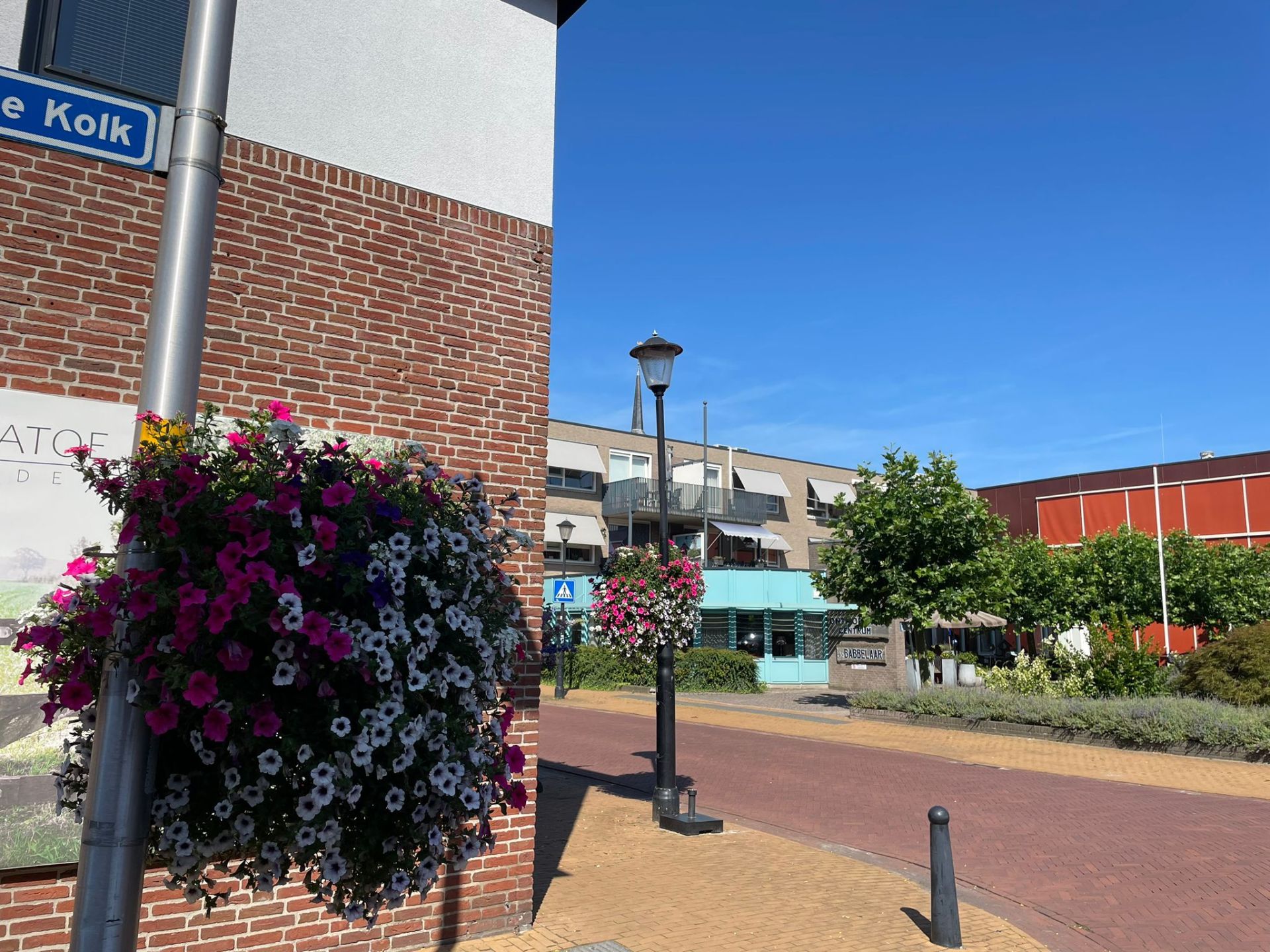 Centrum van Delden in bloei