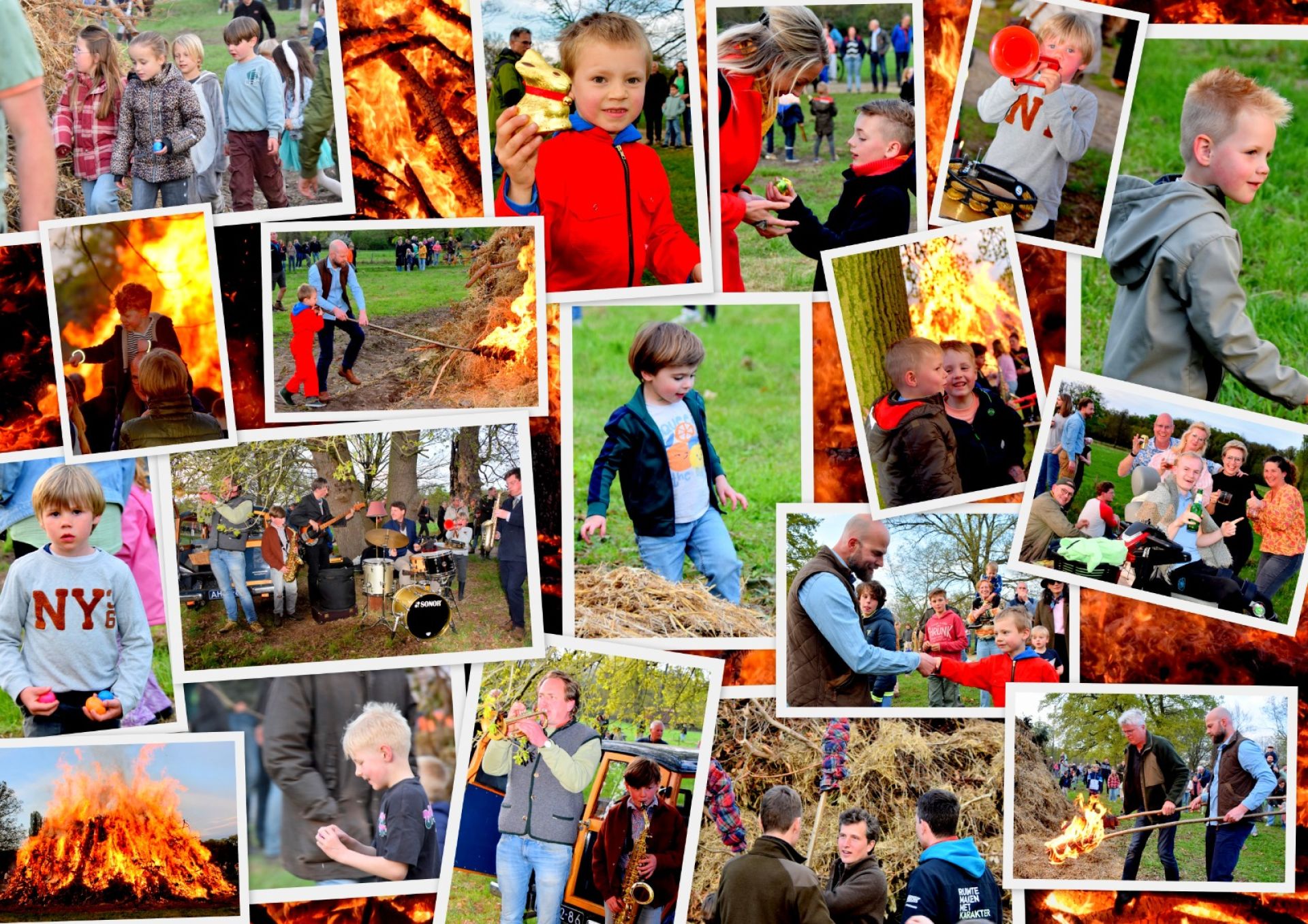 Paasvuur Twickel in beeld