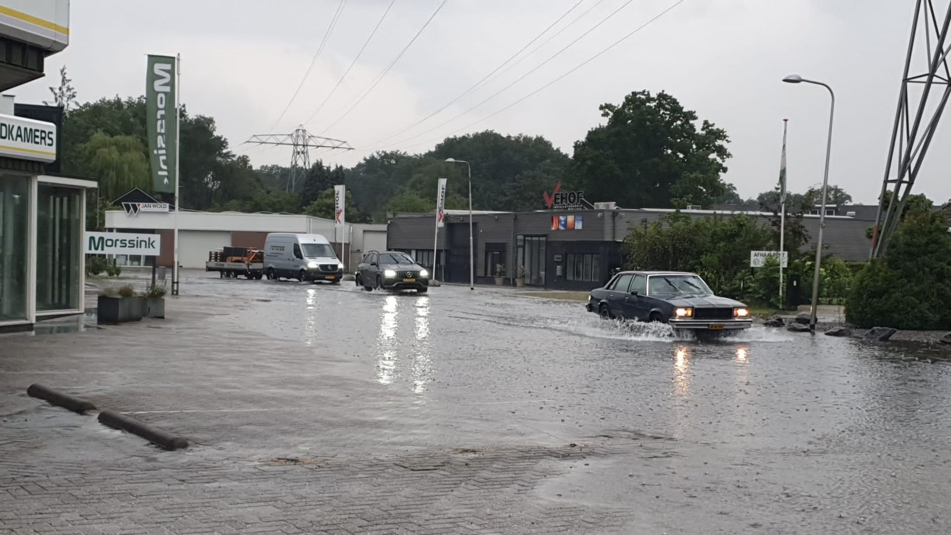 Stormschade en wateroverlast in en om Delden