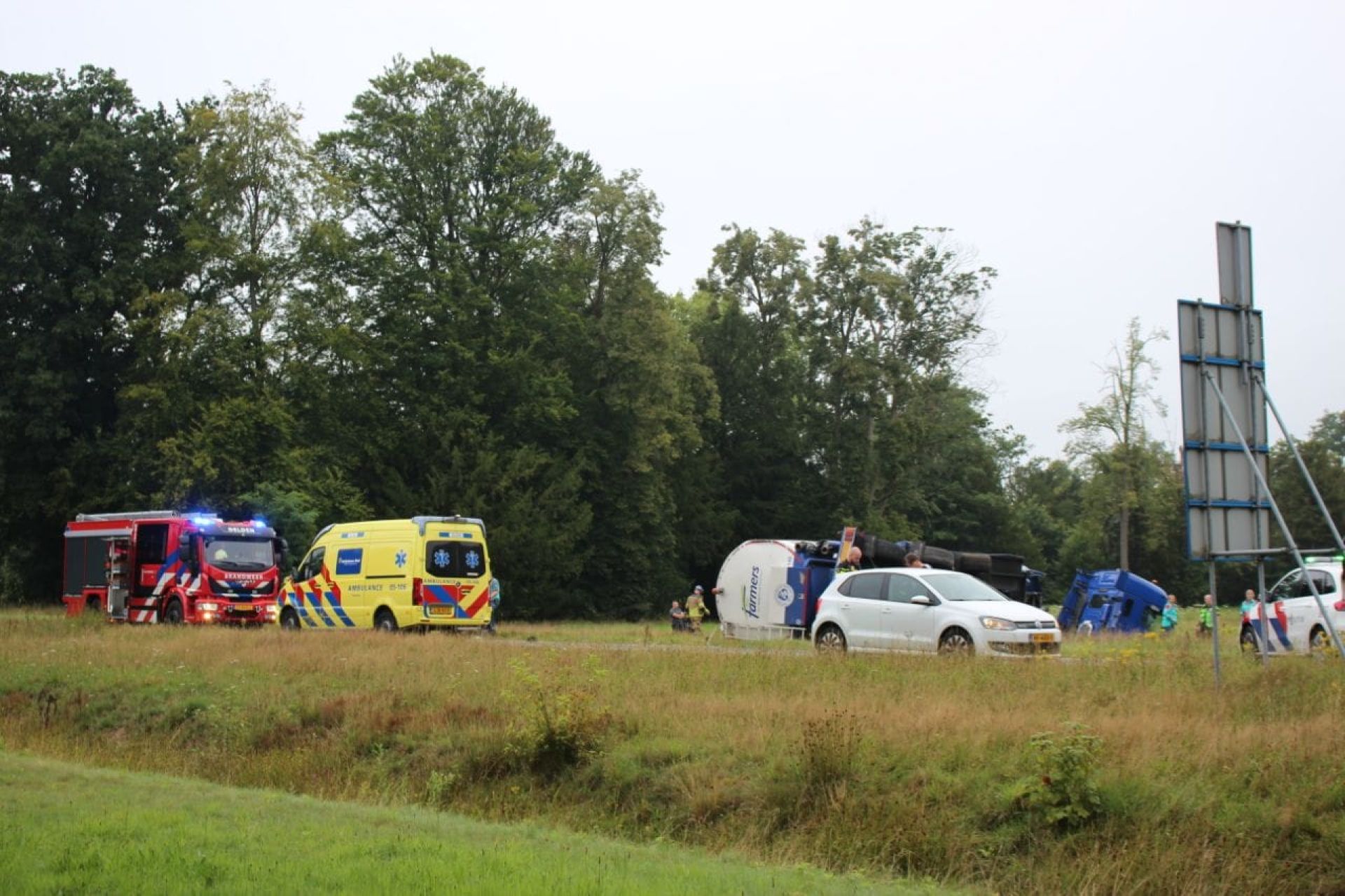 Update: Inwoner Delden komt om het leven bij ernstig ongeval op rondweg Delden