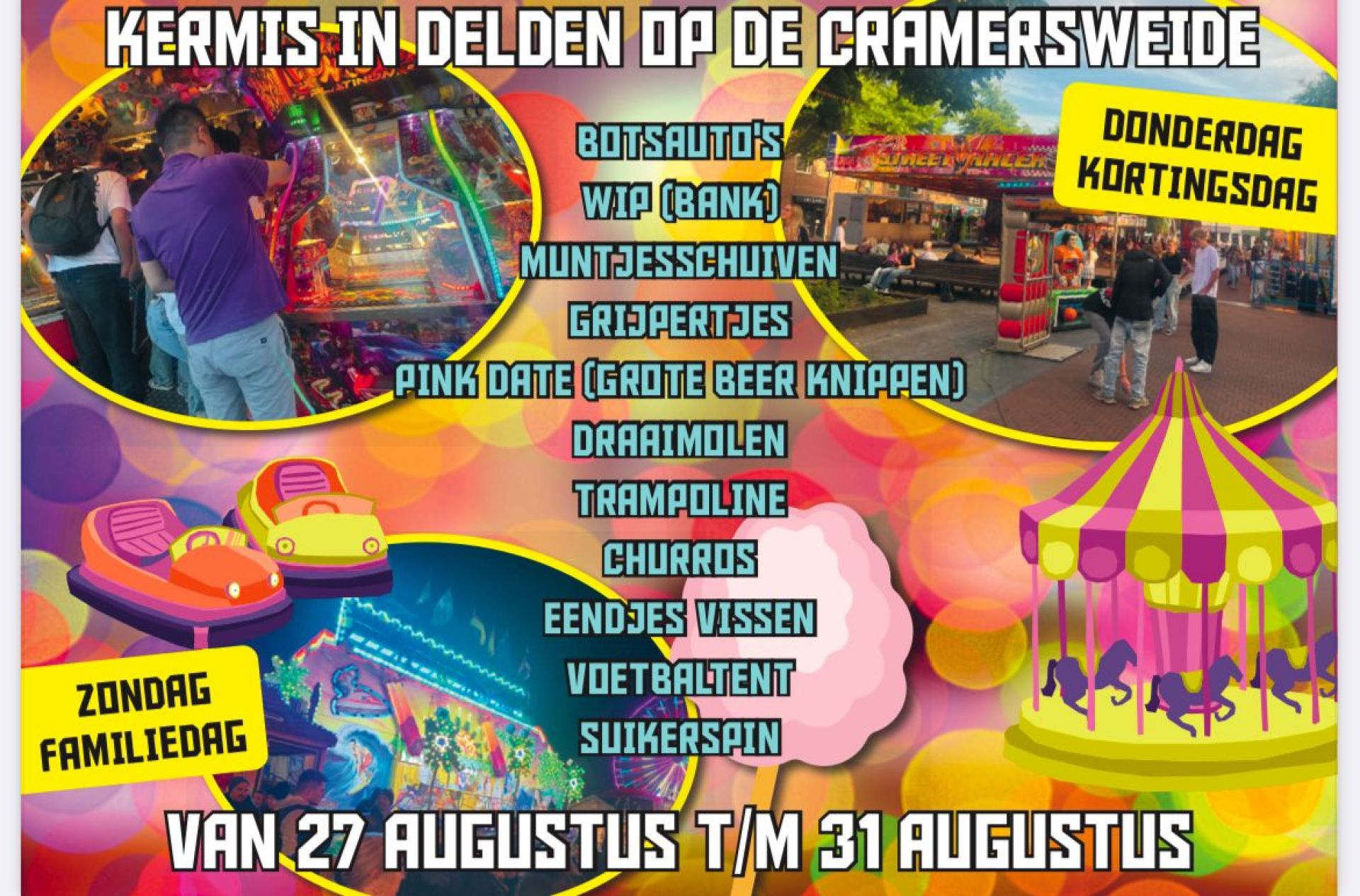 Vijf dagen kermis op Cramersweide in Delden