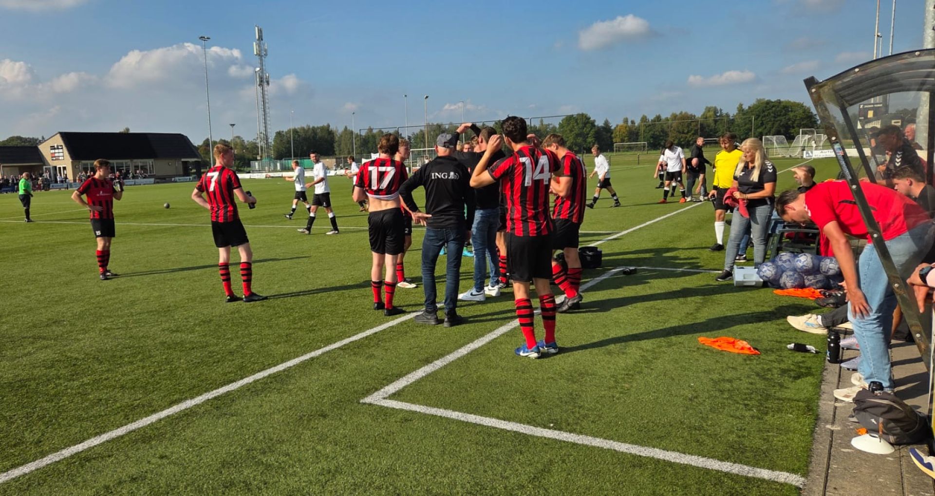 ​Rood Zwart wint ook de tweede wedstrijd in de Vijfde Klasse