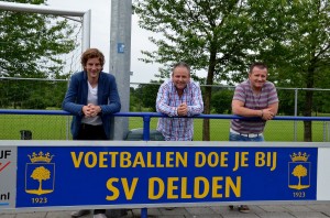 Op v.l.n.r. Jasper Bos, Rene Belt en Roy Belt (op de foto ontbreekt Henk Drenth)