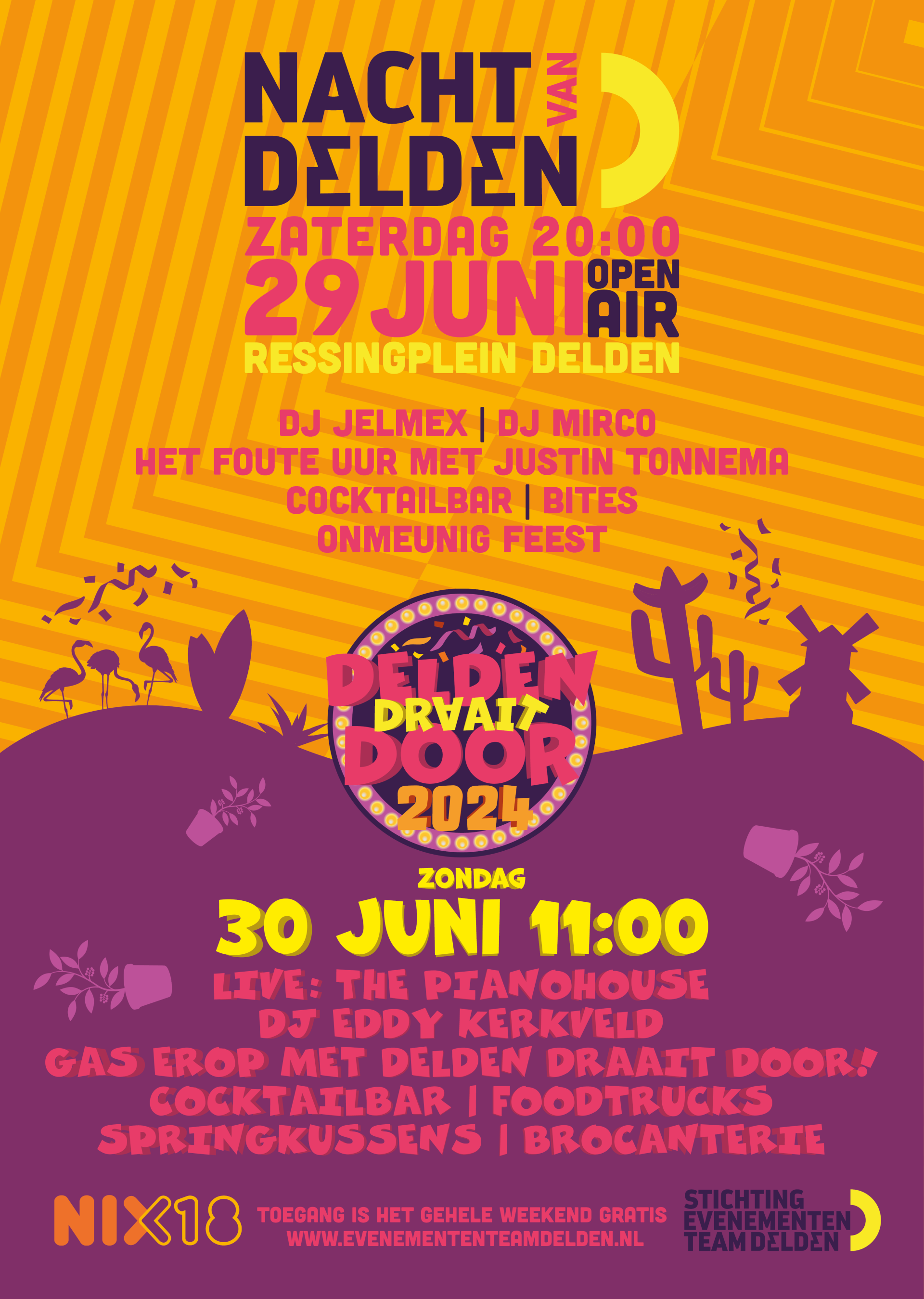 Nacht van Delden zet in op vol weekend met feest op de zaterdag en de zondag