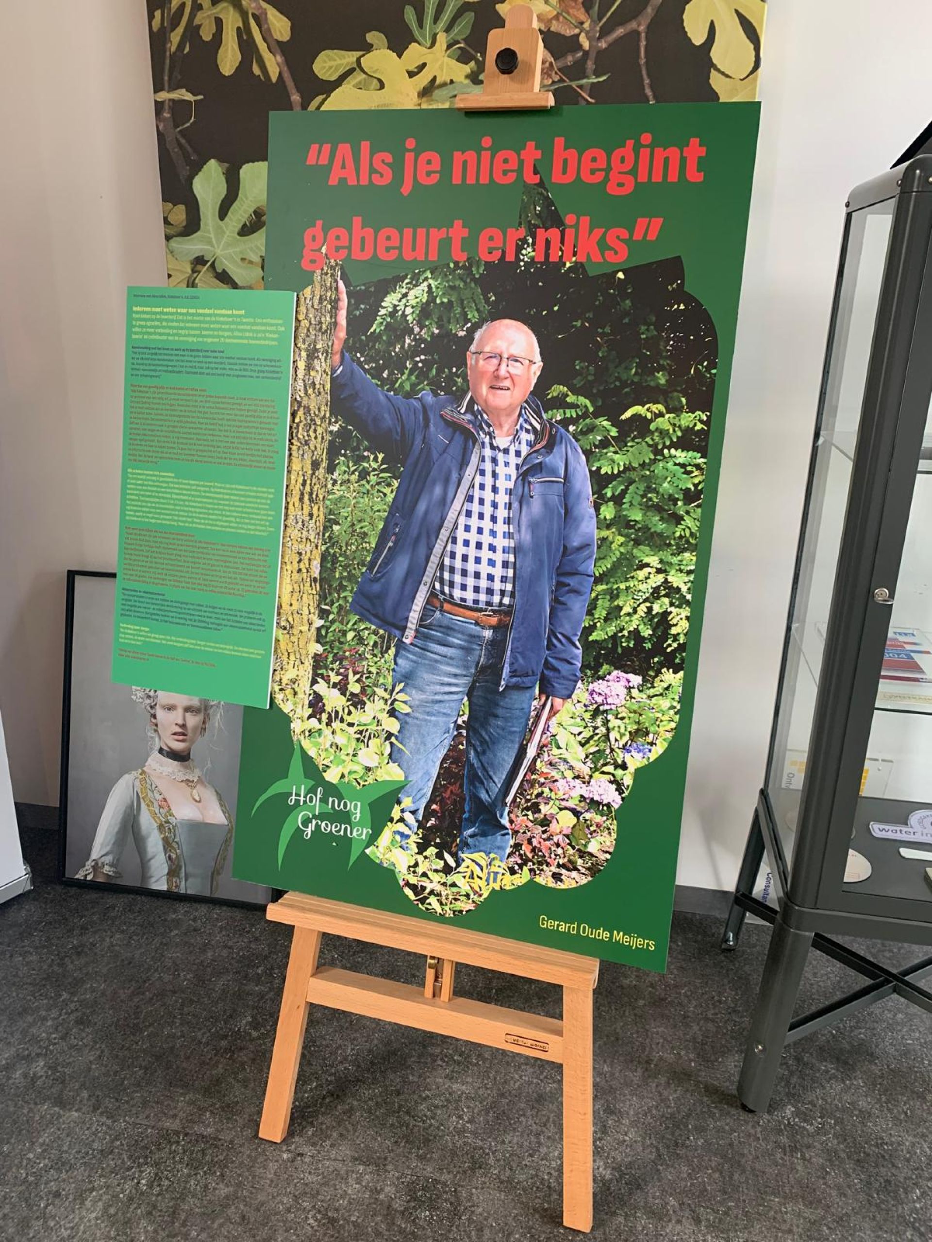 Offici&euml;le opening: foto-expositie in de bibliotheek Delden met verhalen  over 'De Groene Helden van De Hof'