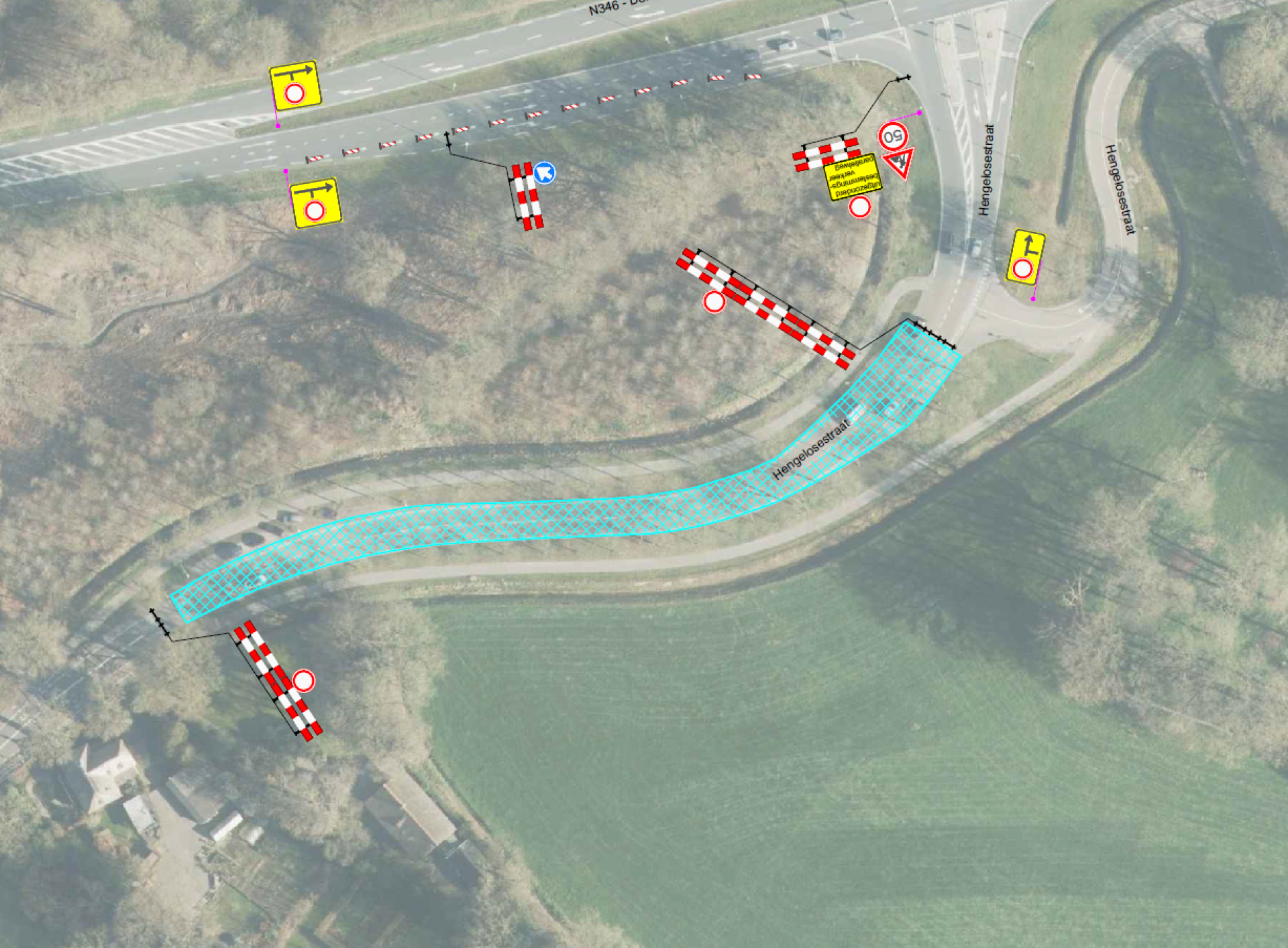 Werkzaamheden Hengelosestraat Delden: wegafsluiting begin december