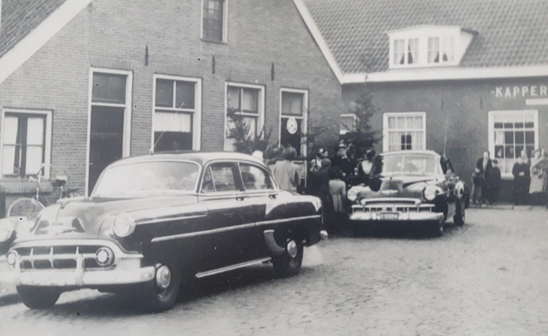 De geschiedenis van Delden in Beeld - Bruiloft kapper Horck in 1947