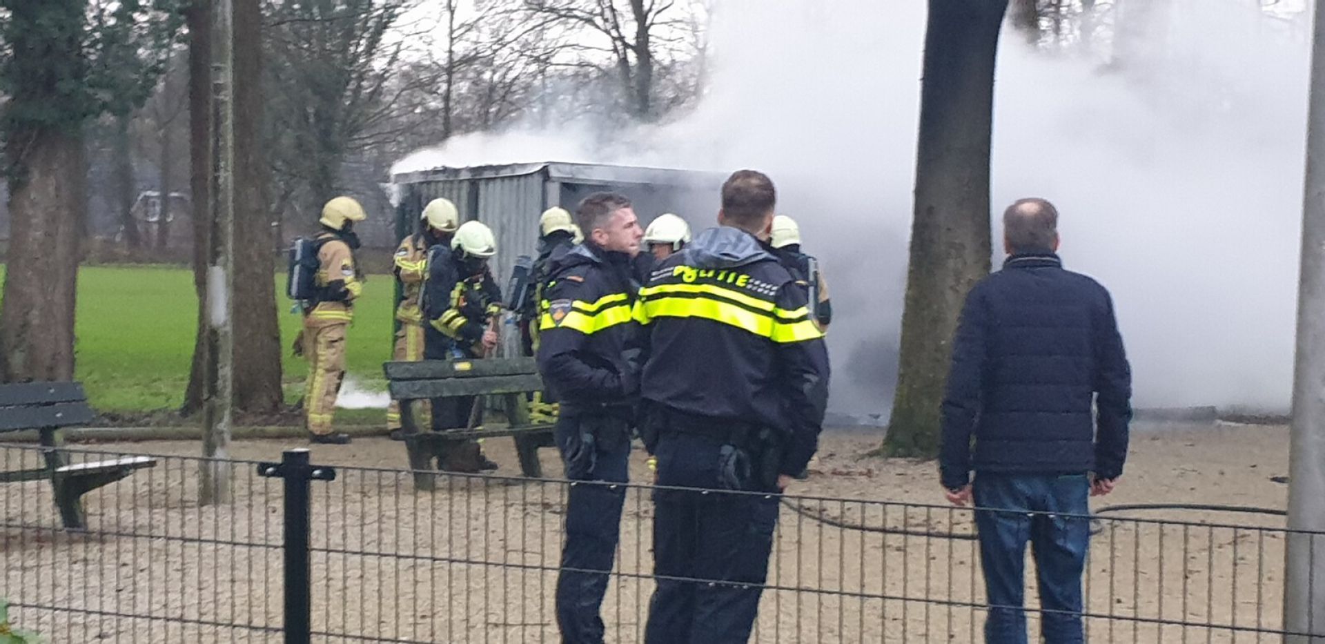Opslag jeu de boules vereniging Delden compleet uitgebrand