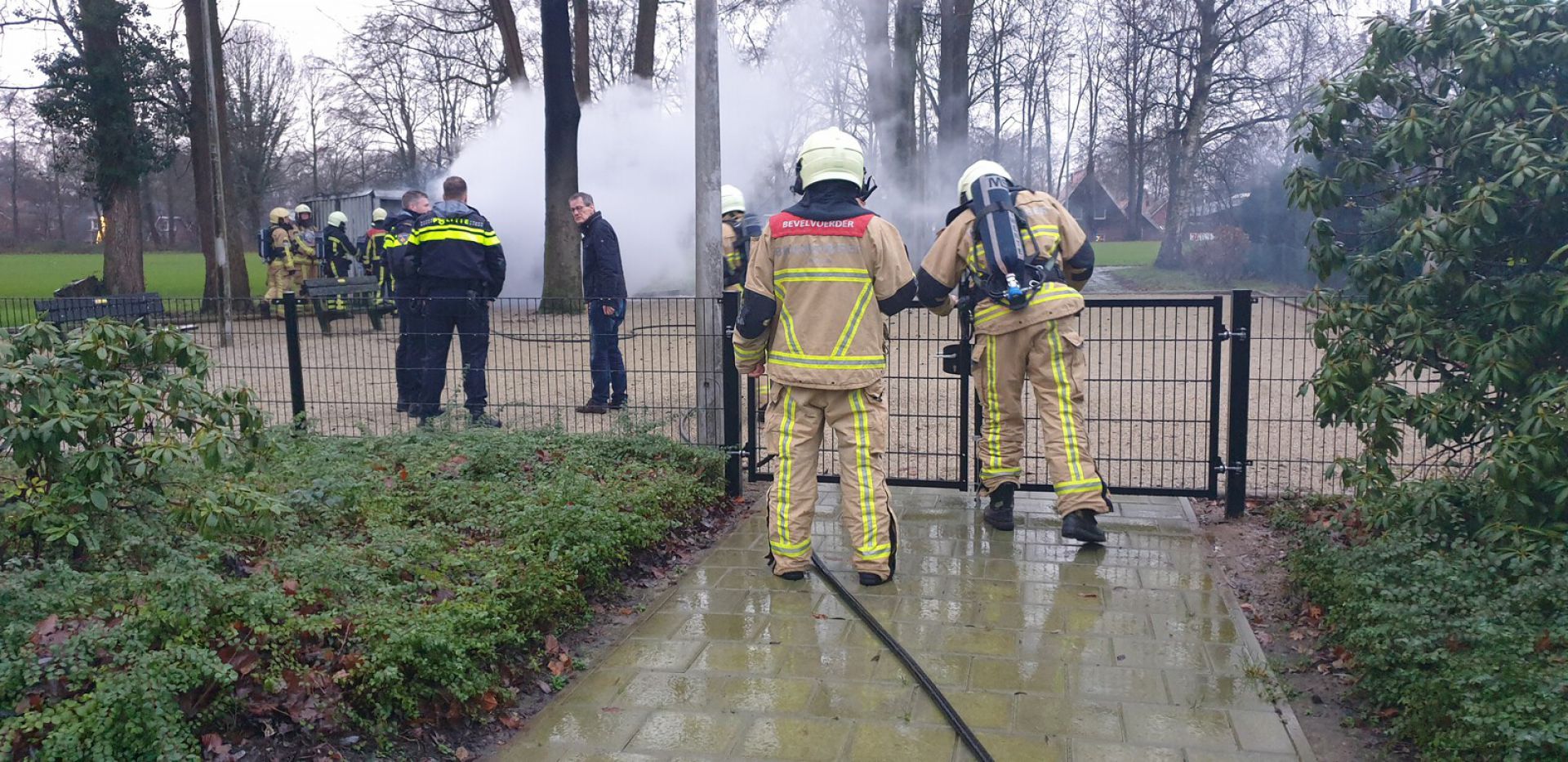 Opslag jeu de boules vereniging Delden compleet uitgebrand