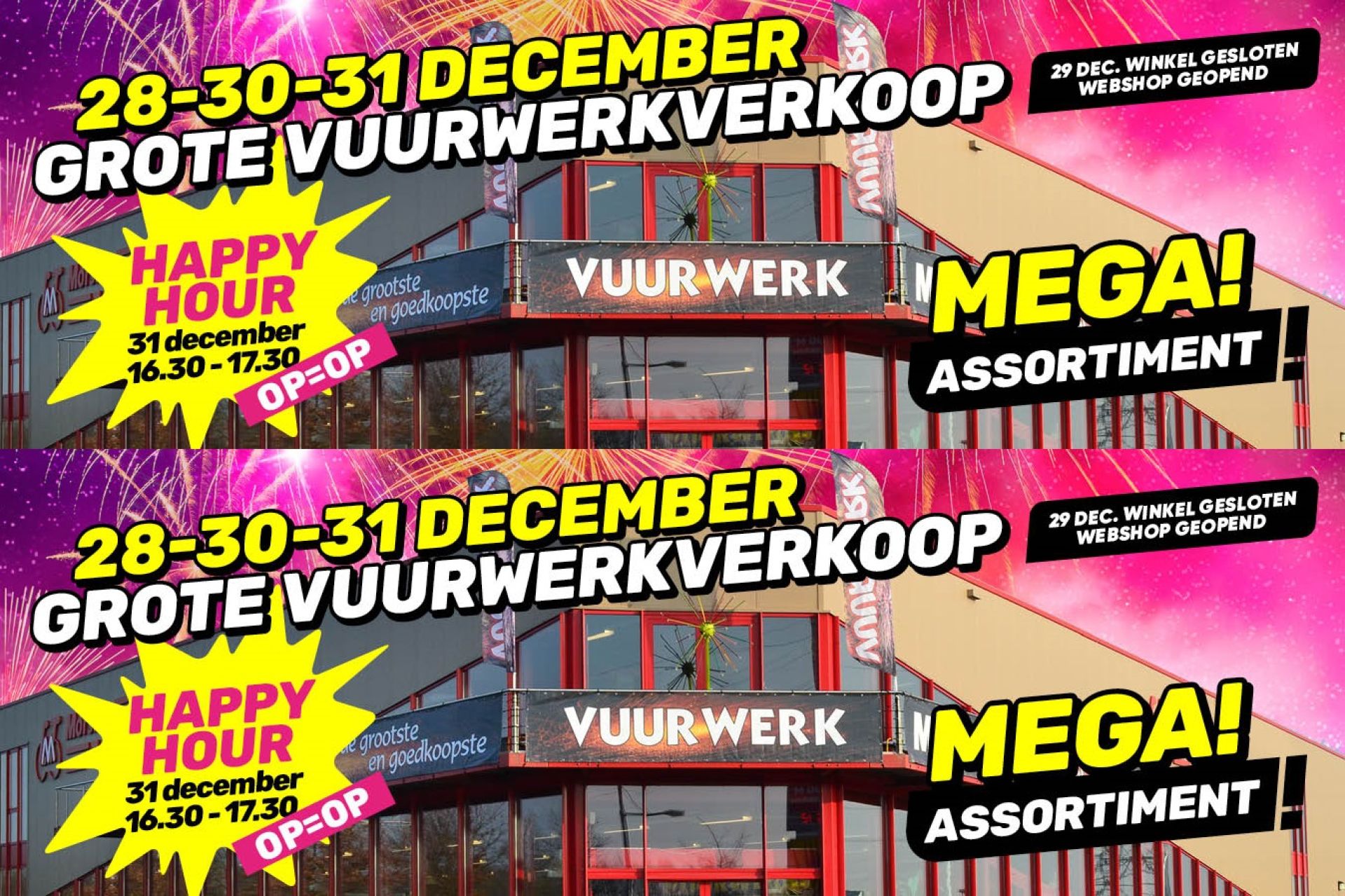 Luid het nieuwe jaar in met vuurwerk van Morsink uit Goor