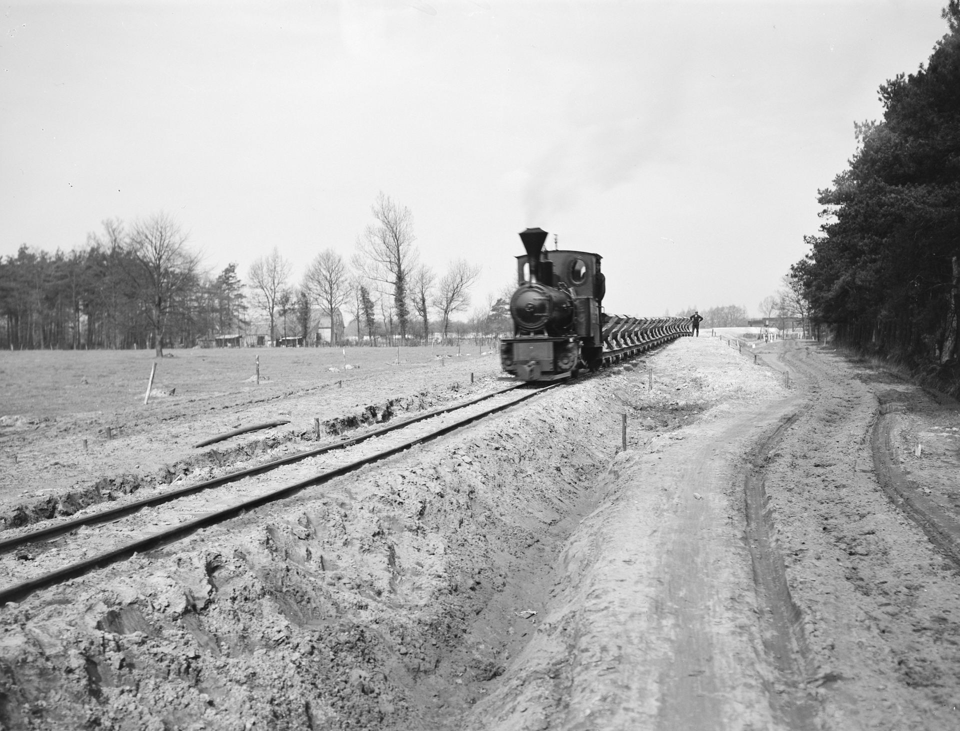 De geschiedenis van Delden in Beeld - Aanleg oprit Vossenbrinkbrug