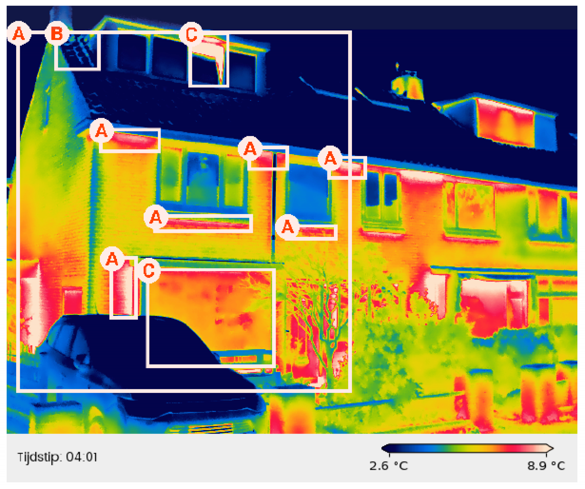Gemeente maakt 243 warmtefoto's van Deldense huizen 