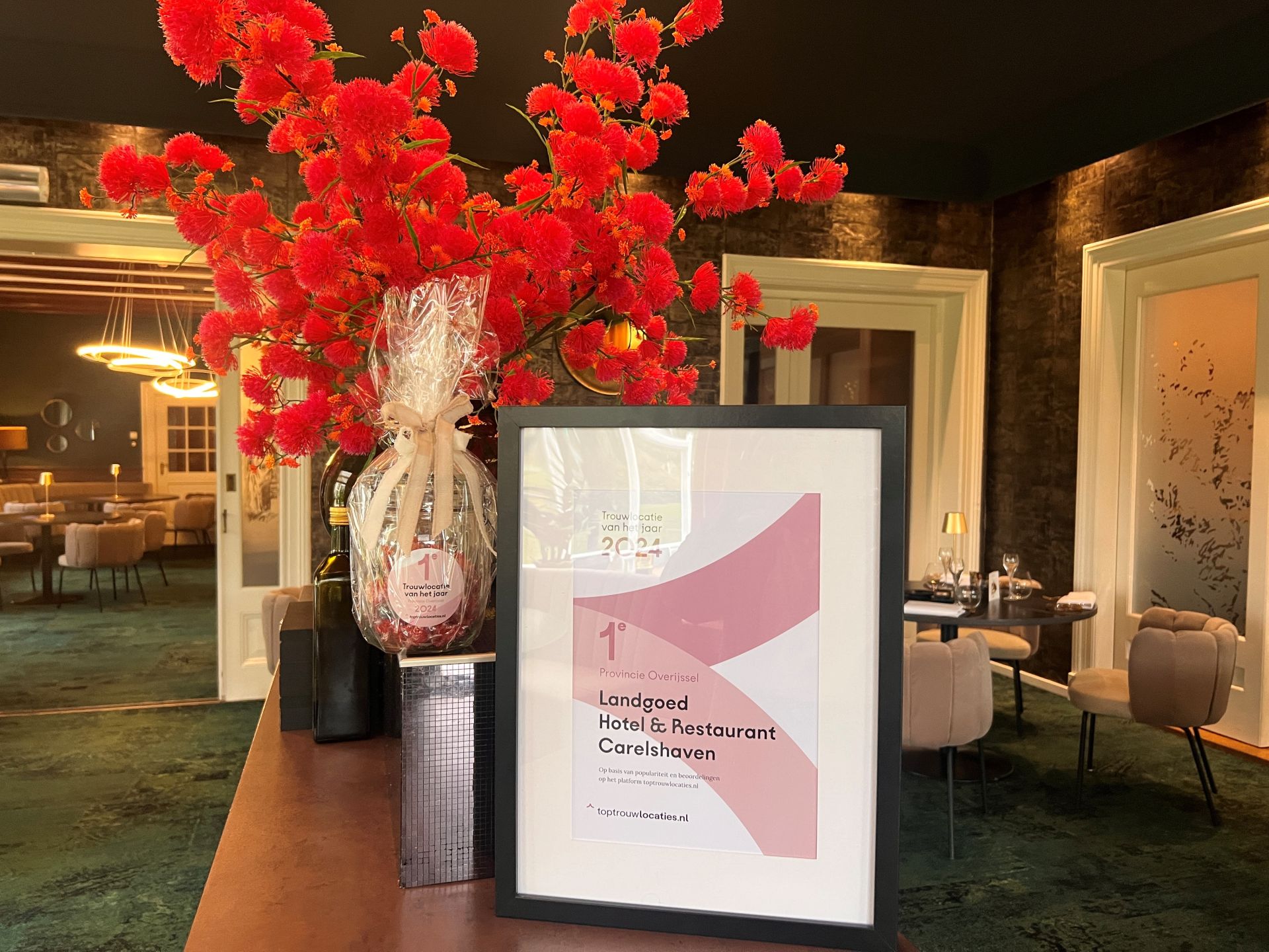 Landgoed Hotel & Restaurant Carelshaven is trouwlocatie van het jaar 2024 in provincie Overijssel
