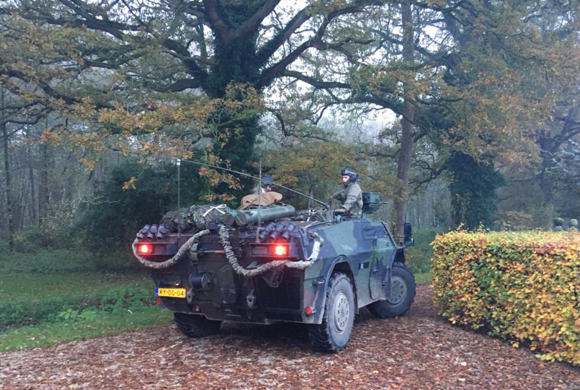 Volop militair vertoon in omgeving Delden 