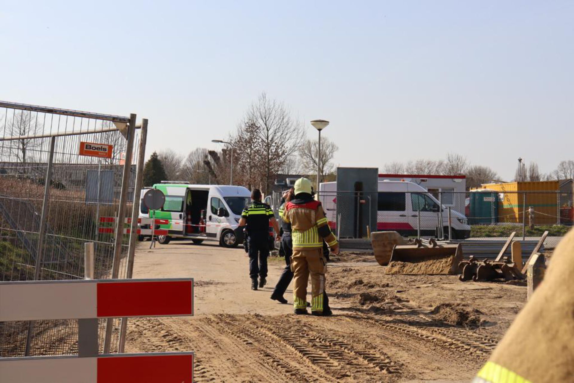 Gasleiding aan Morsweg Delden geraakt bij graafwerkzaamheden