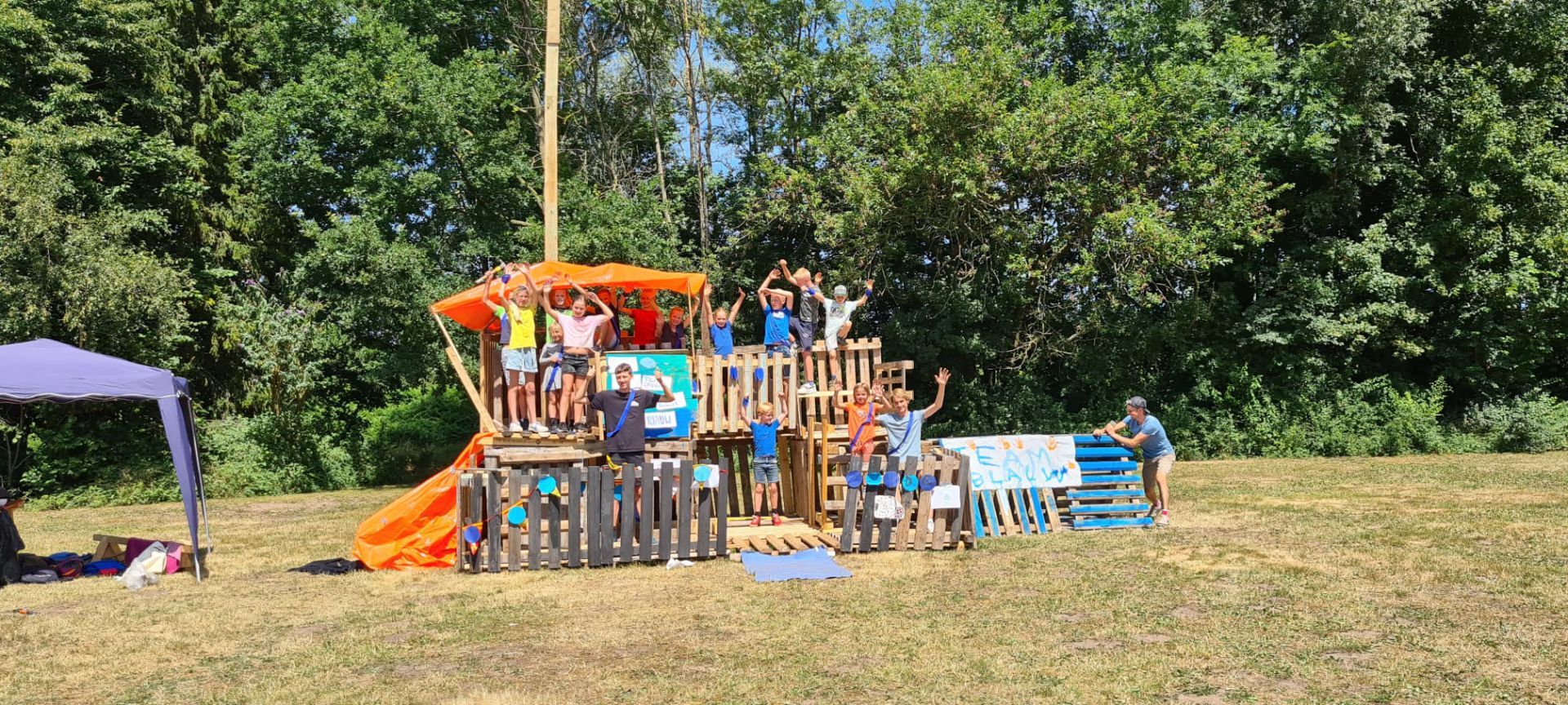 Eerste lustrum voor Houtstad Delden: Hutten en veel randactiviteiten op Cramersweide