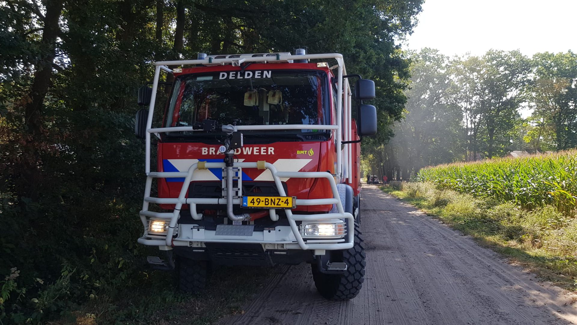 Stukje bos Torendijk Ambt Delden vat vlam &ndash; Brandweer voorkomt erger
