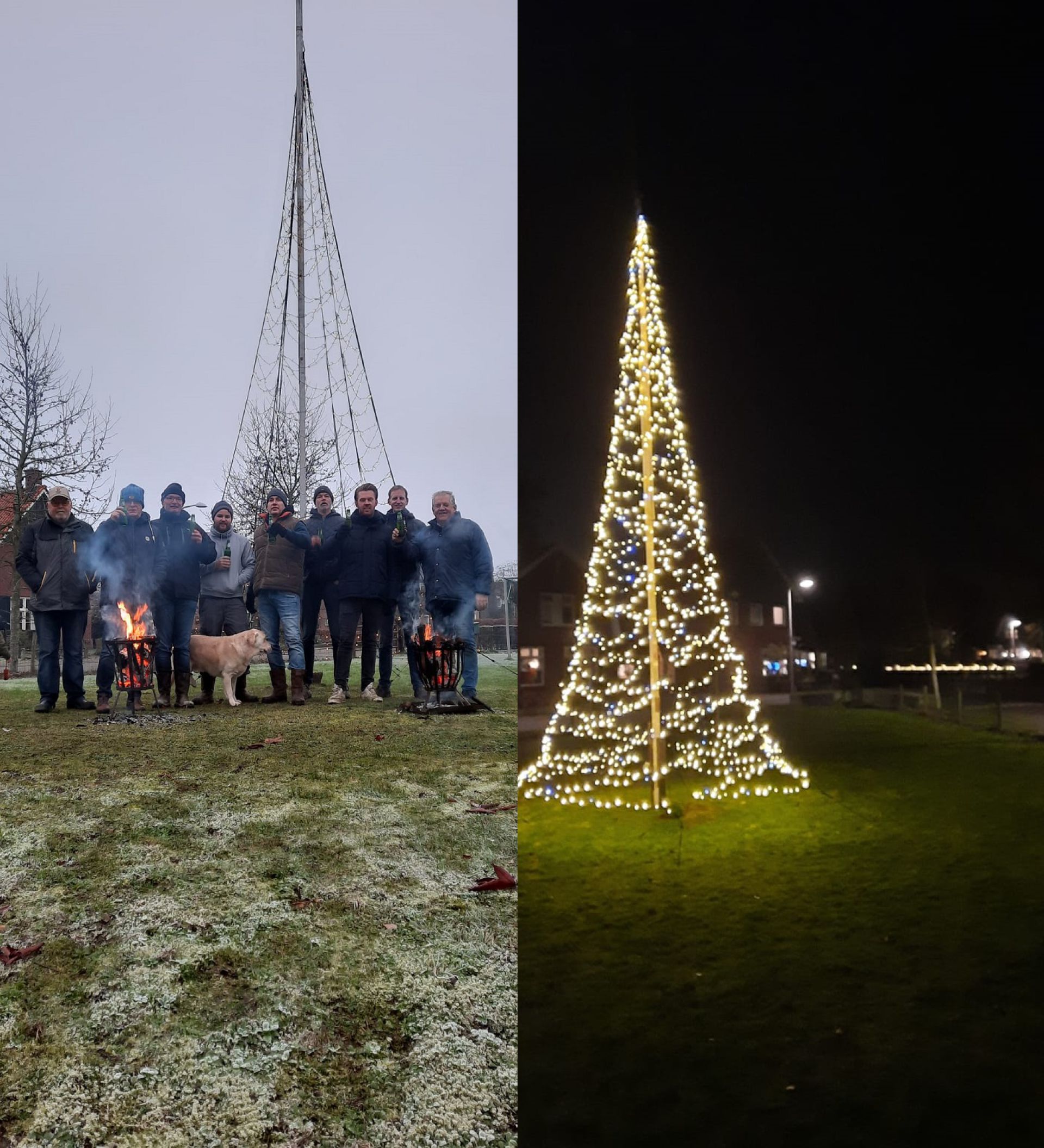 Update: Buurtkerstbomen in Delden zorgen weer voor licht in donkere dagen