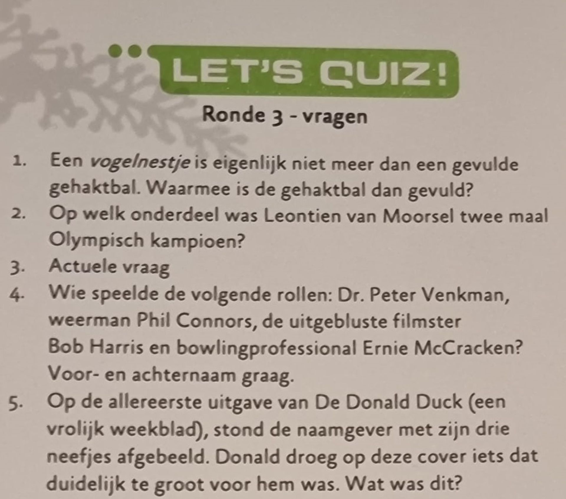 Al ruim 10 jaar pubquiz aan de Langestraat in Delden