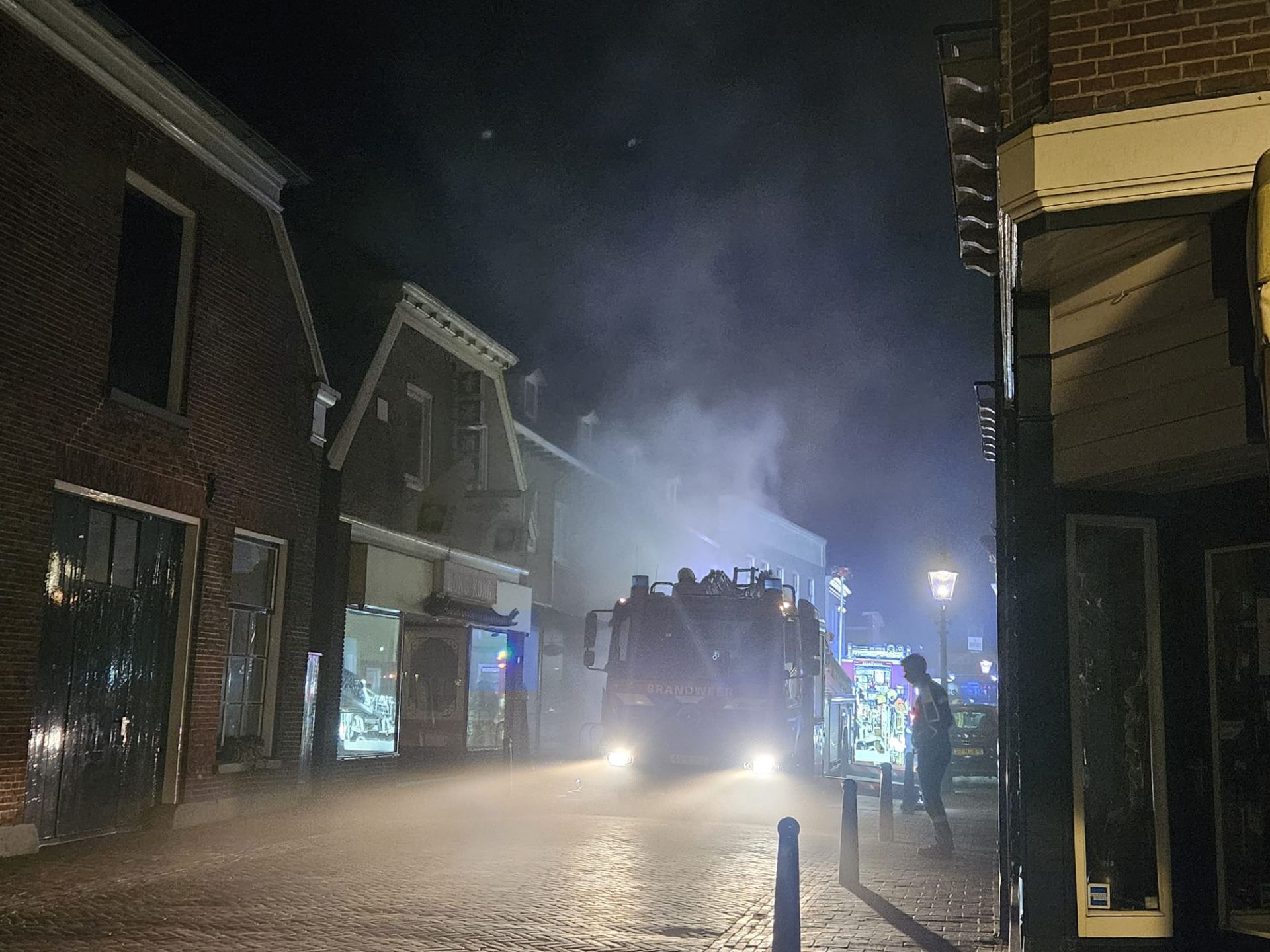 Update: Brand bij restaurant aan Langestraat in Delden aangestoken