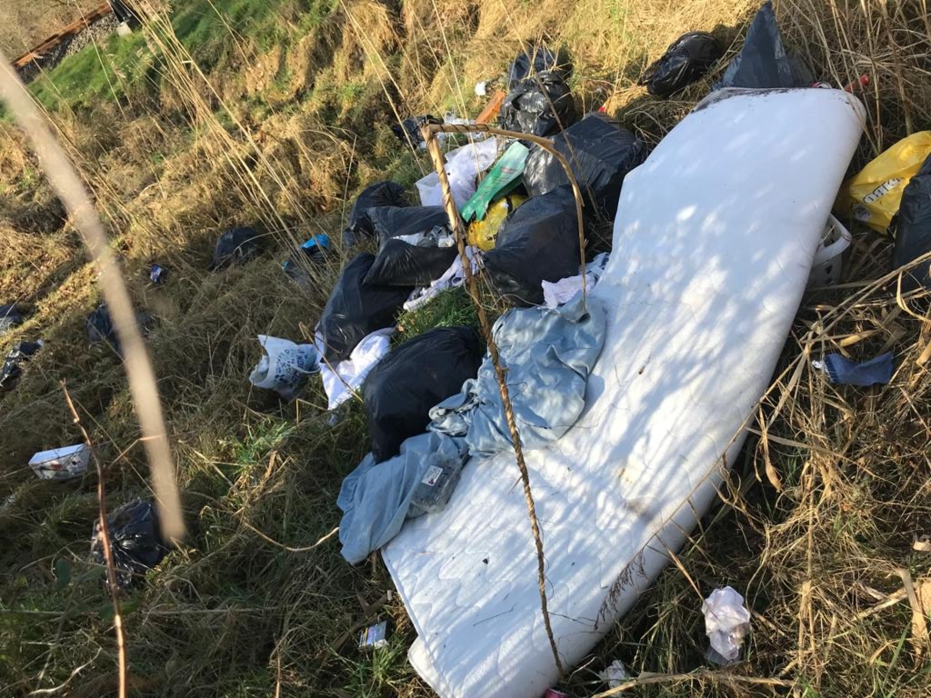 Afvaldump in buitengebied Delden