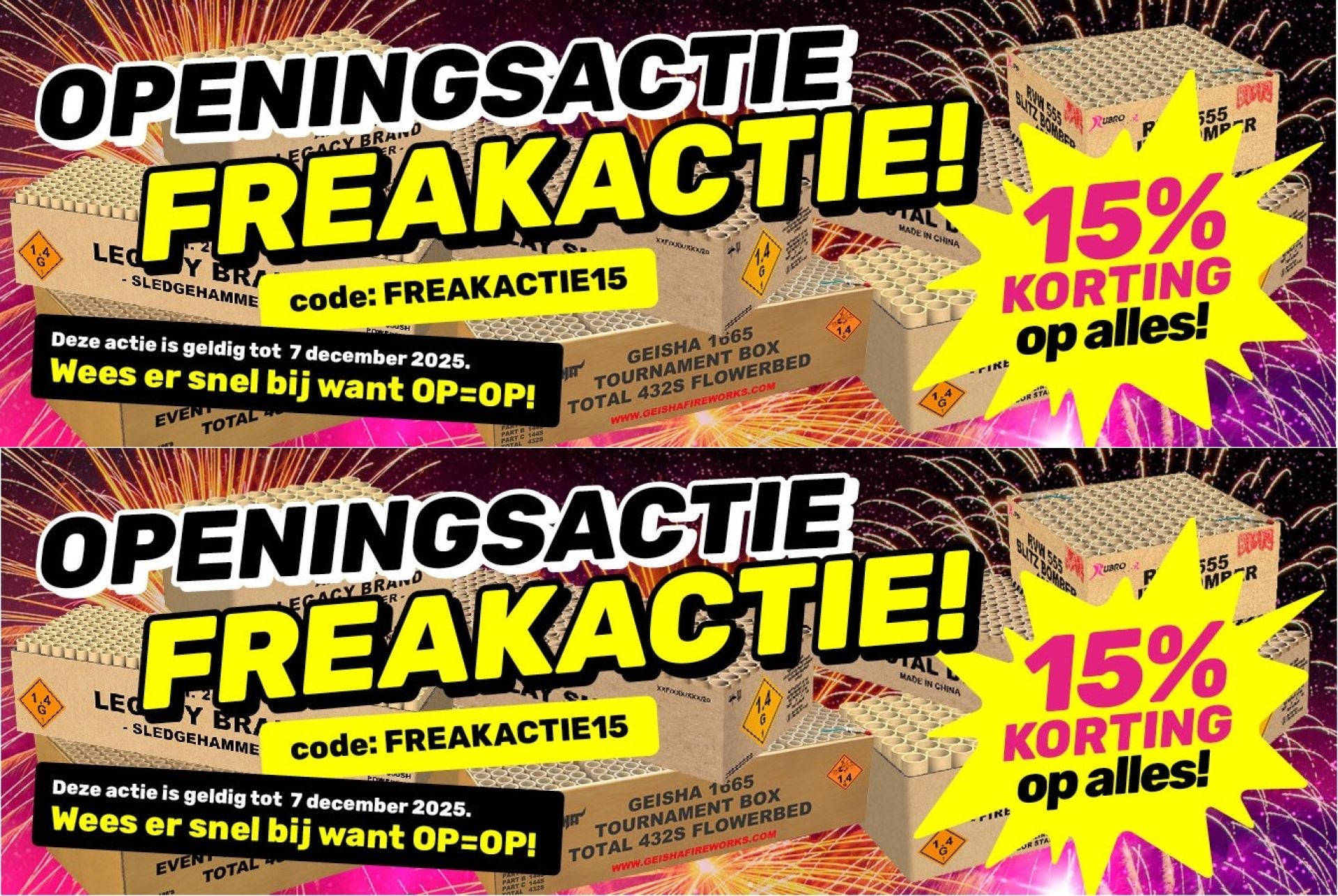Morsink Vuurwerk verwacht stormloop op siervuurwerk: "Misschien wel de laatste keer"