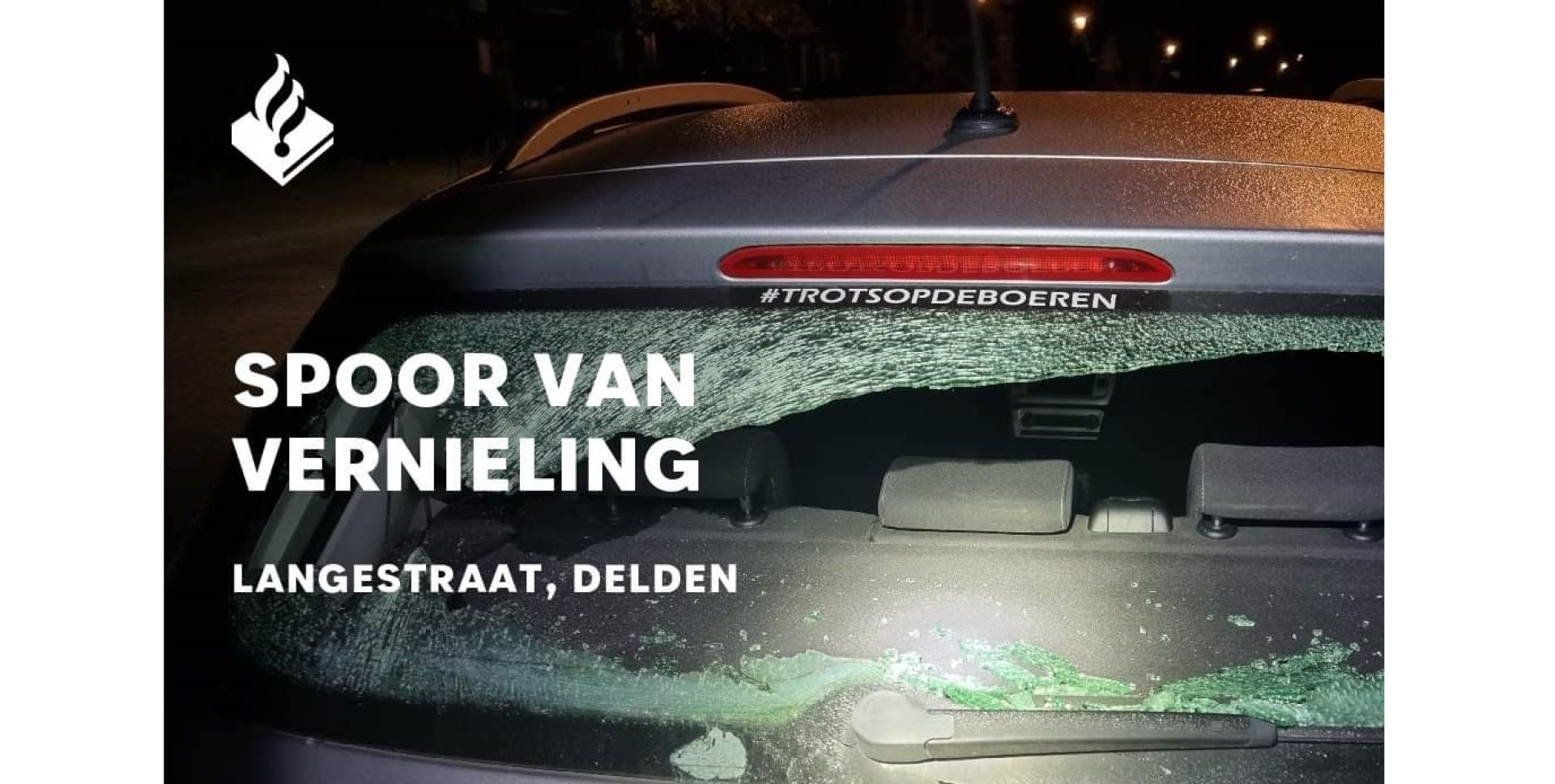 Spoor van vernielingen in Delden, getuigen gezocht