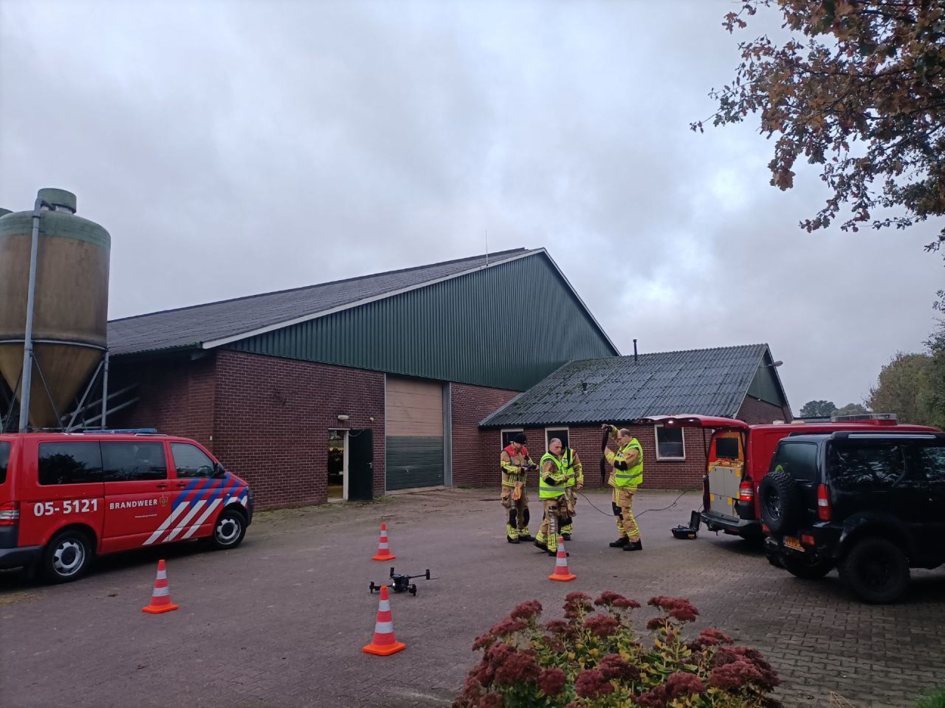 Kalveren overleden bij stalbrand in Ambt Delden