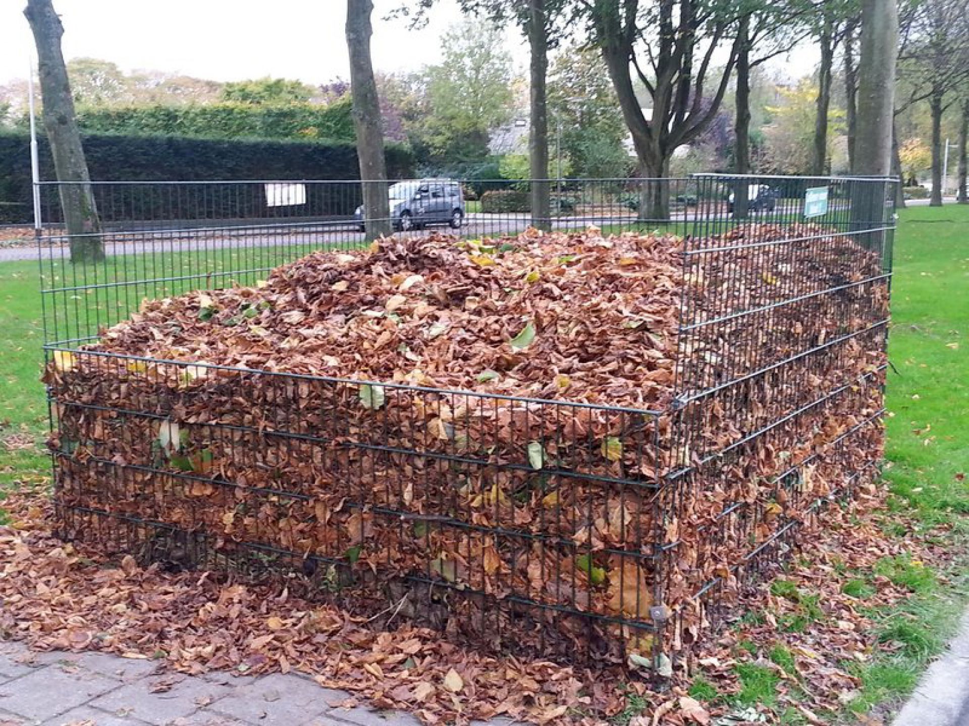 De bladkorven worden weer geplaatst in Delden