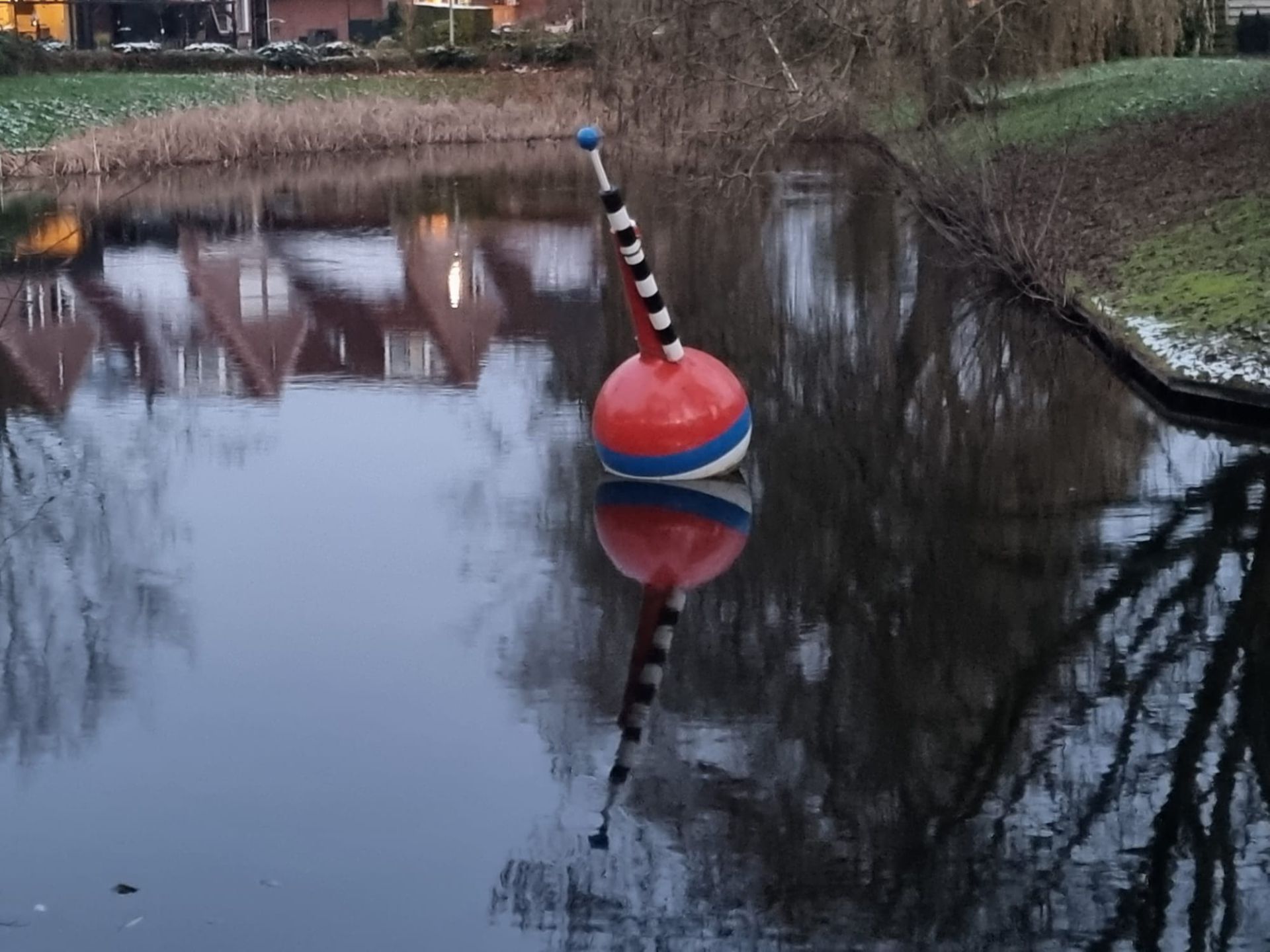 Vrees voor diefstal kunstwerk Polvijver Delden maar situatie snel opgehelderd 