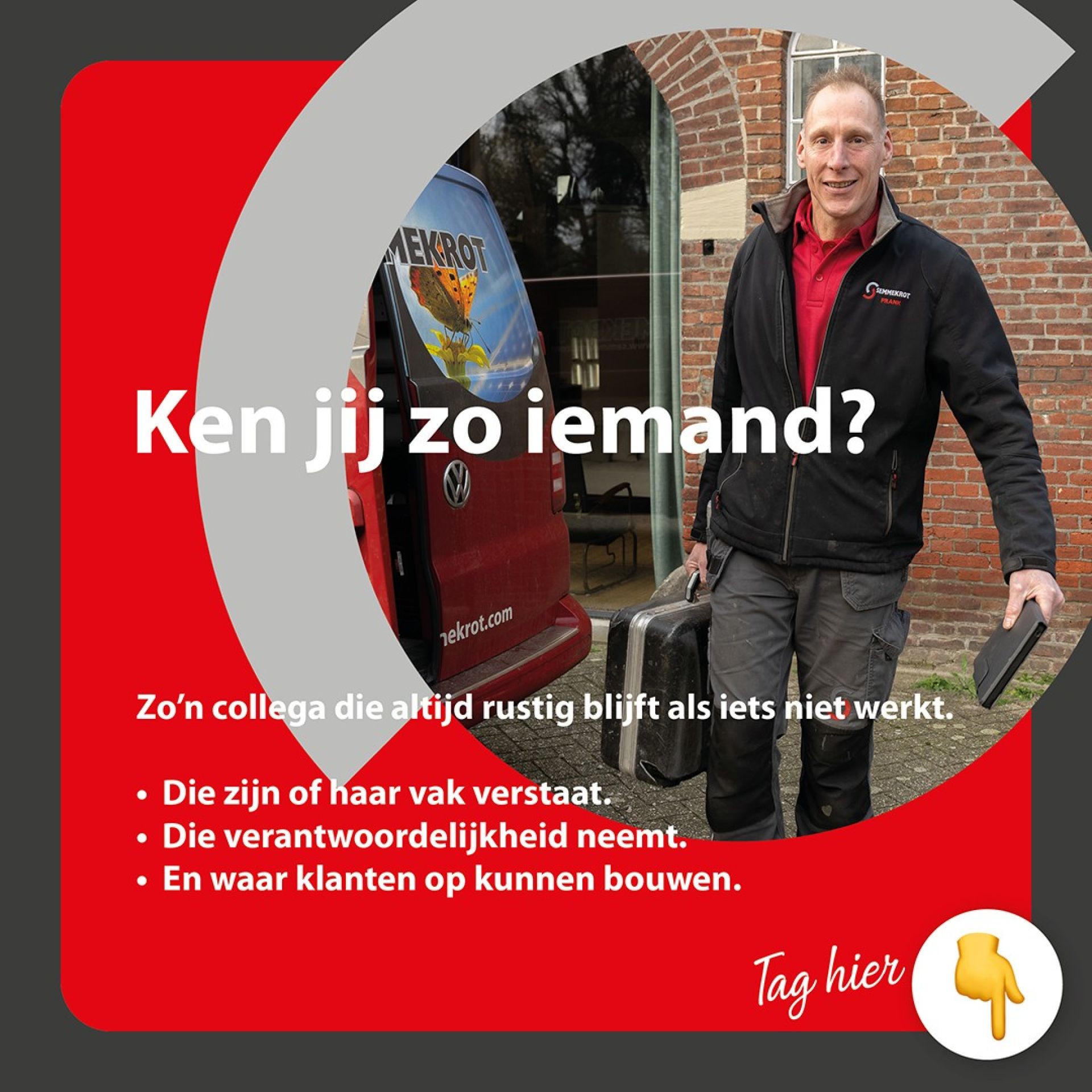 Vacatures Semmekrot: &lsquo;Ken jij zo iemand?&rsquo;
