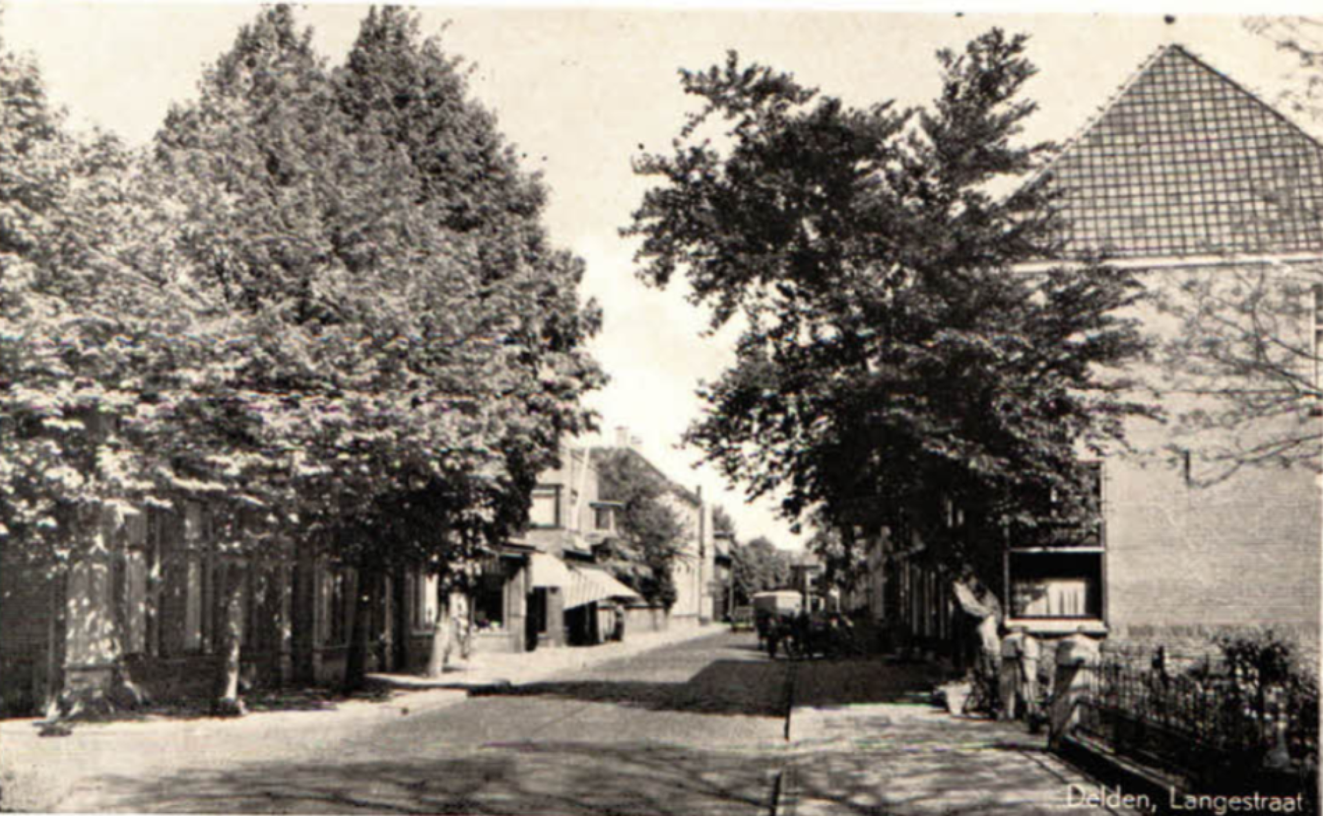De geschiedenis van Delden in Beeld - Langestraat in jaren 50