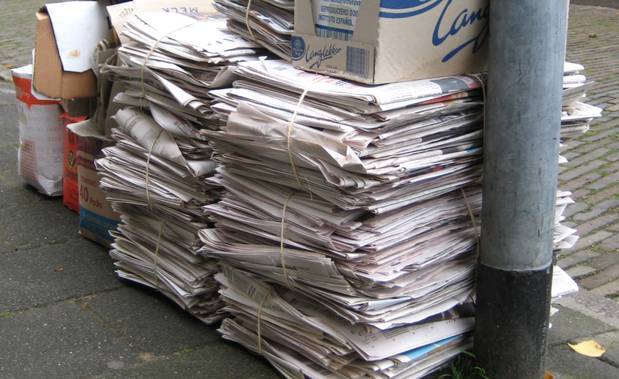 Let op! Geen inzameling oud papier in centrum Delden