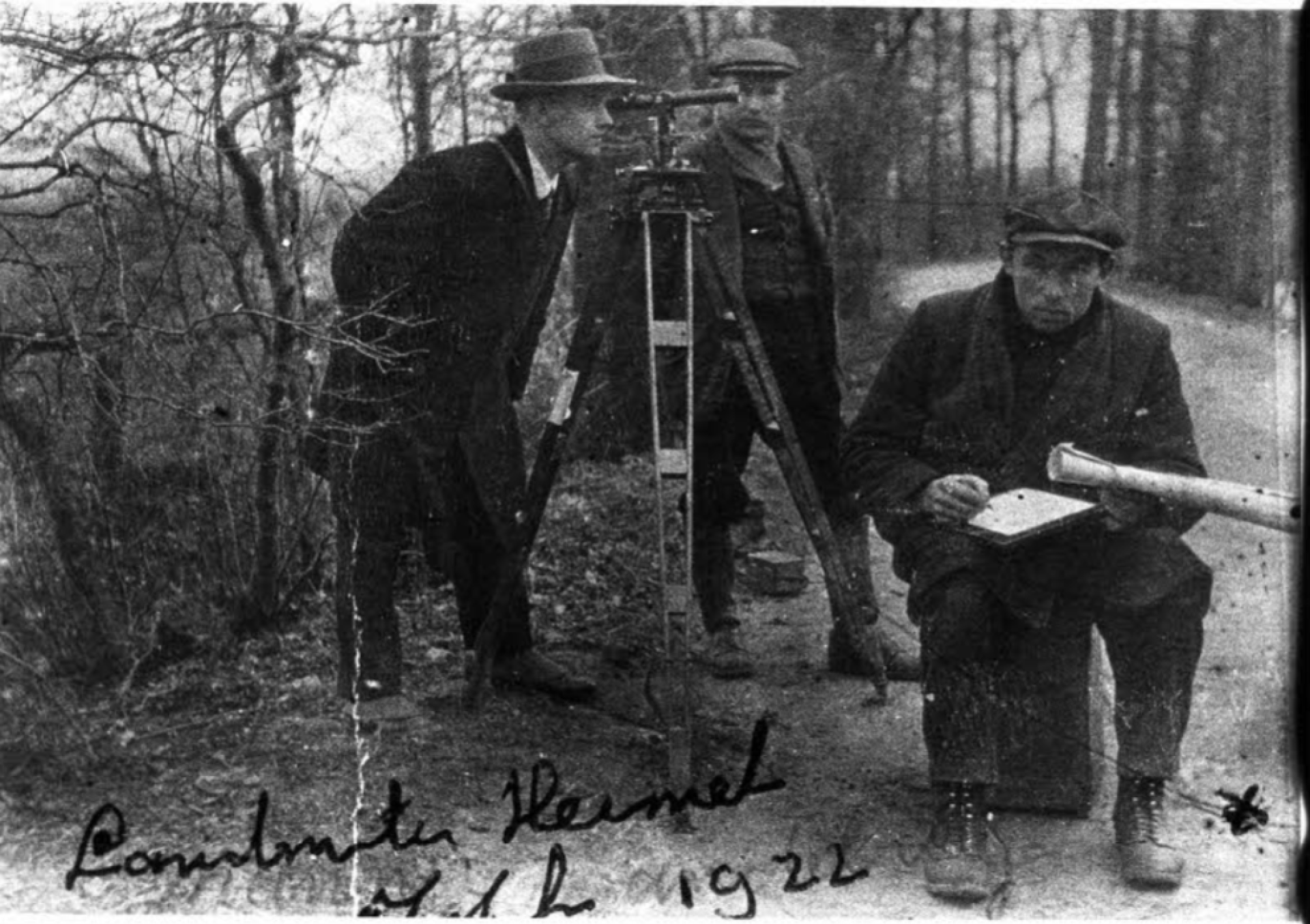 De geschiedenis van Delden in Beeld - Landmeters in 1922