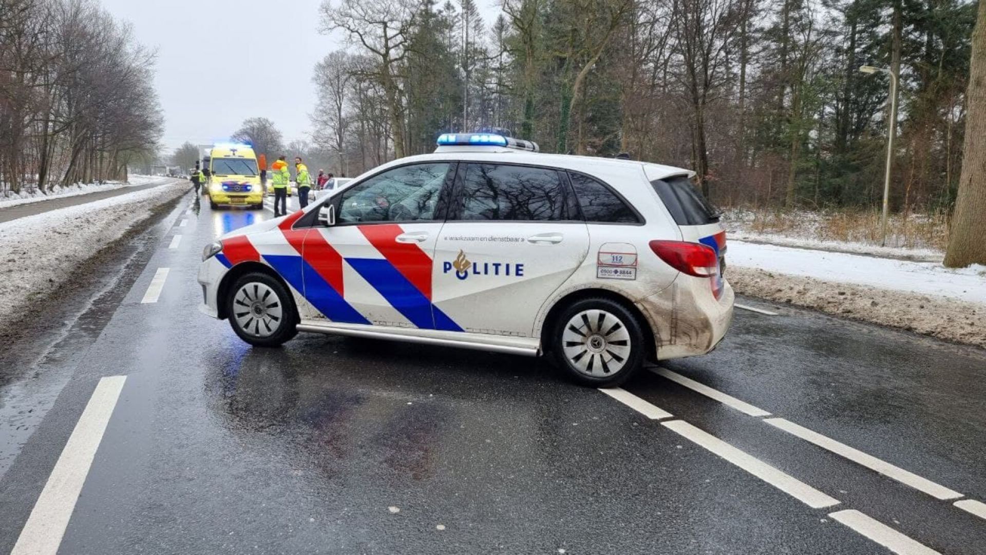 Zwaargewonde bij ongeval op N346 bij Delden