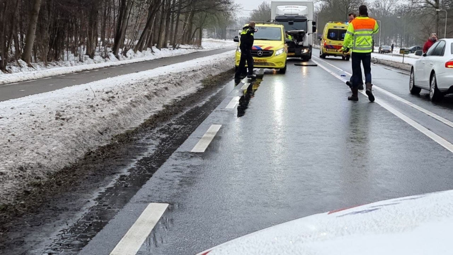 Zwaargewonde bij ongeval op N346 bij Delden