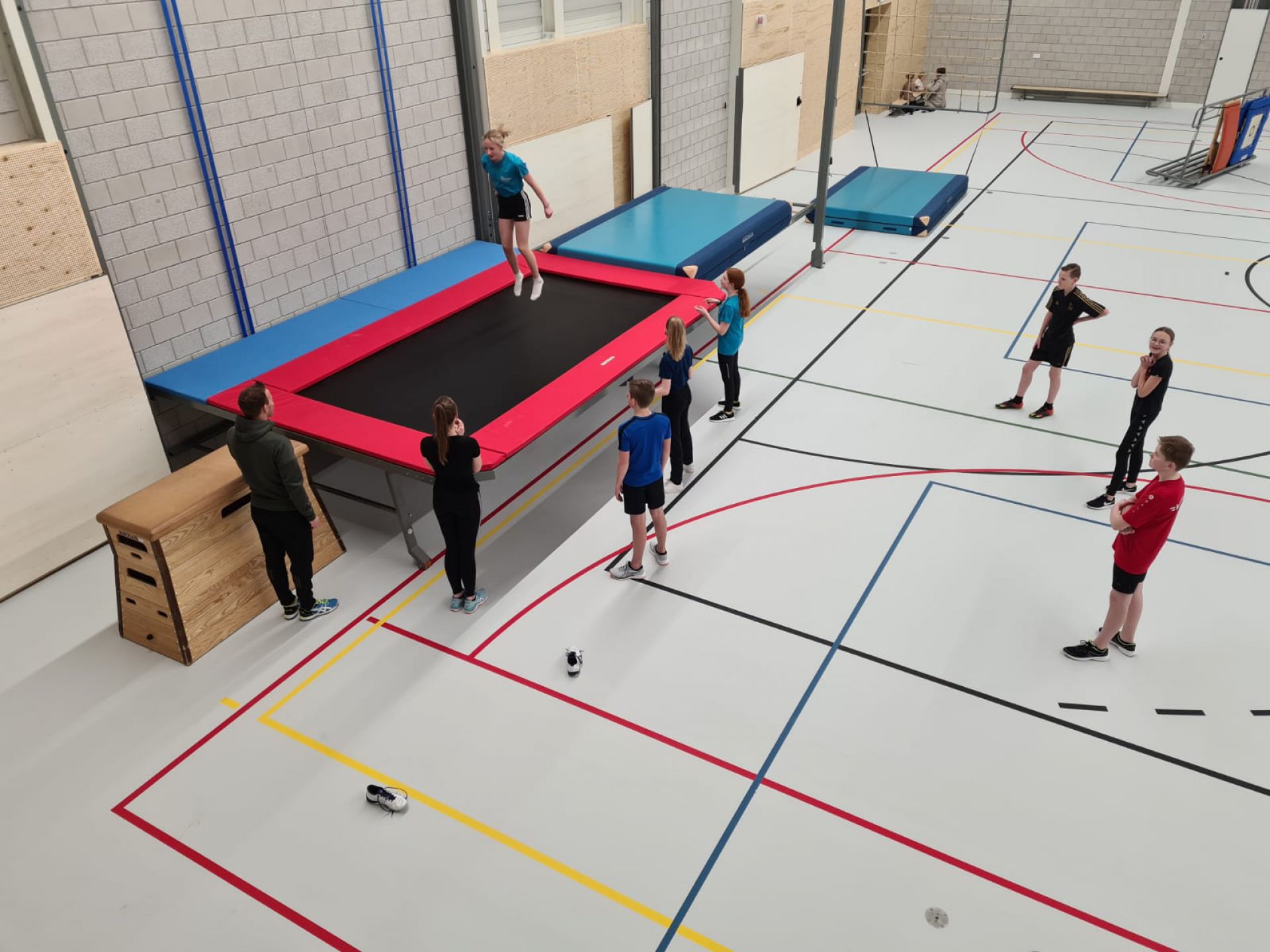 Eerste zweetdruppels in Sporthal de Mors