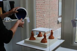 Opening van de beeldenexpositie Kunststation Delden