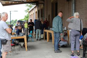 Opening van de beeldenexpositie Kunststation Delden