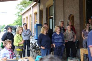 Opening van de beeldenexpositie Kunststation Delden